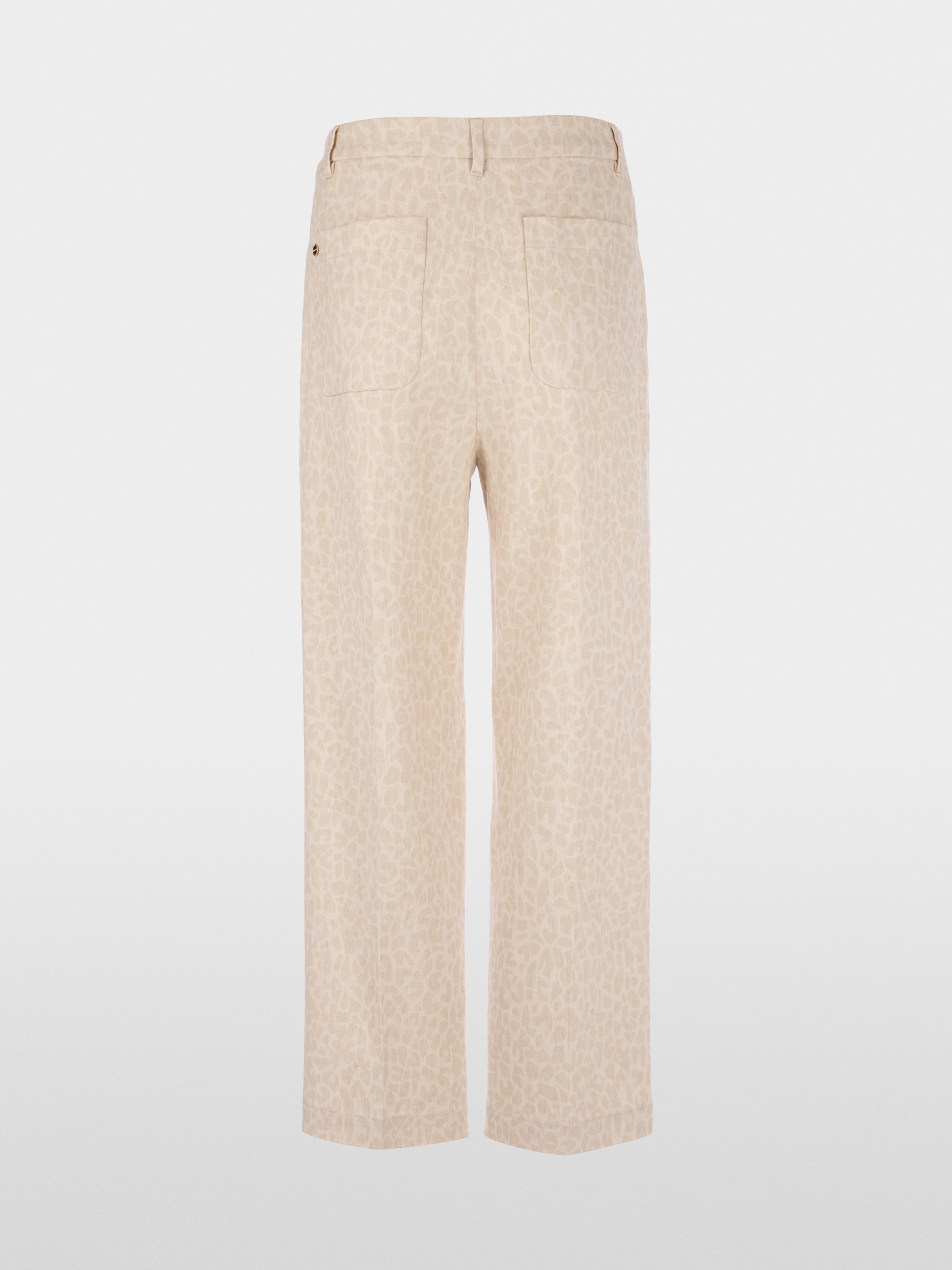 WASCO trousers with leopard print