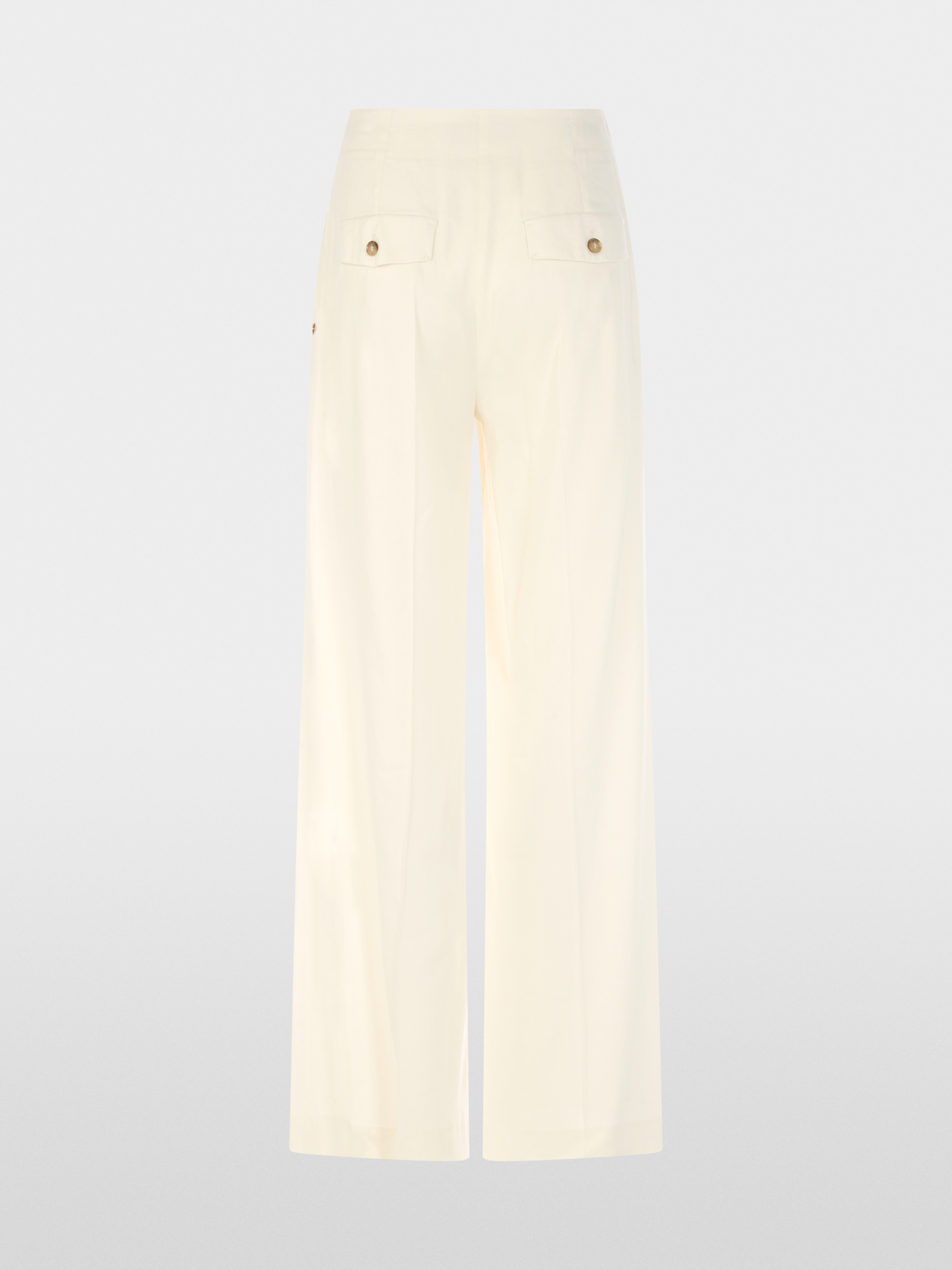 WAUKEE linen-viscose trousers
