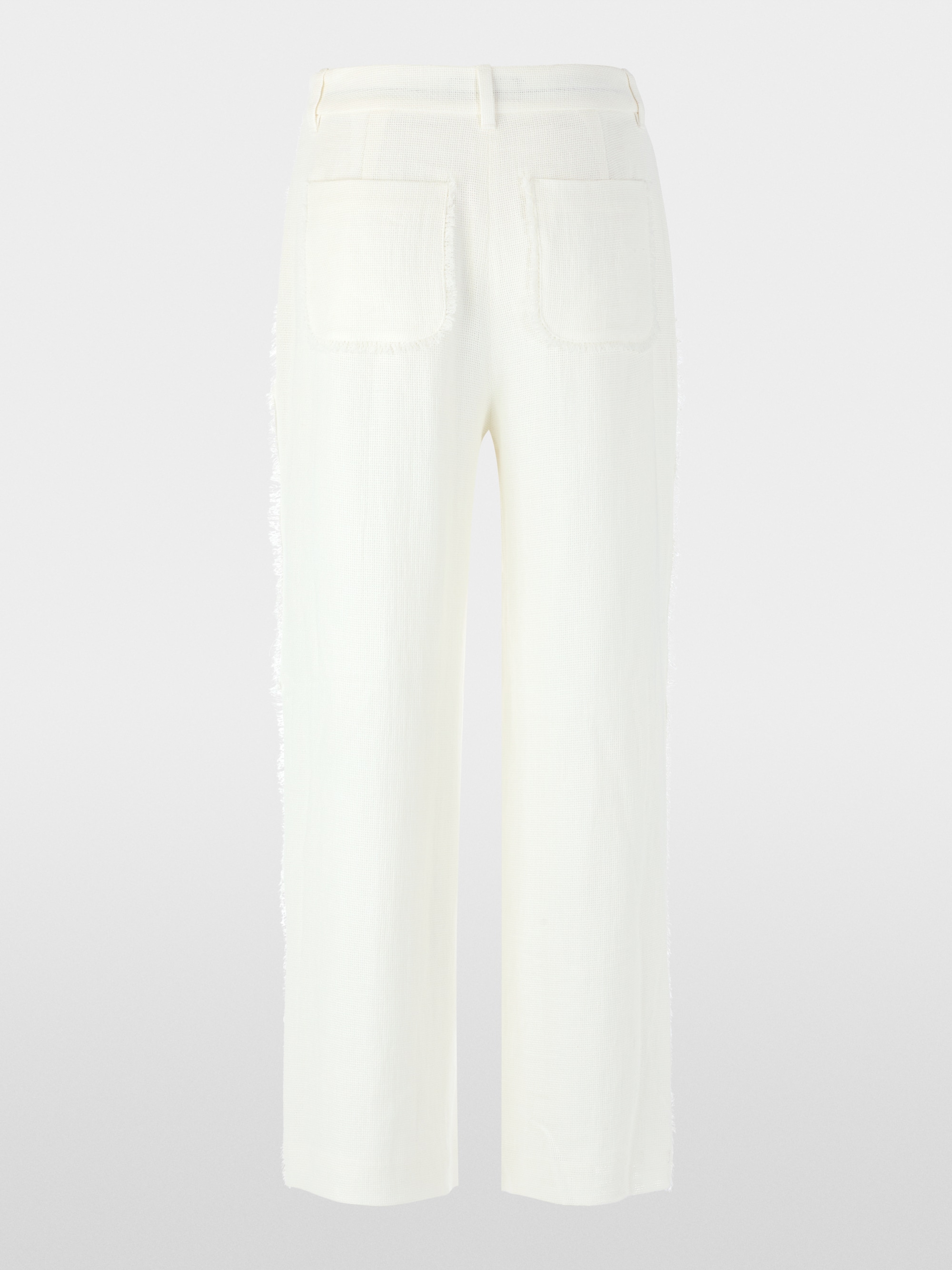 WUKARI linen-viscose blend trousers