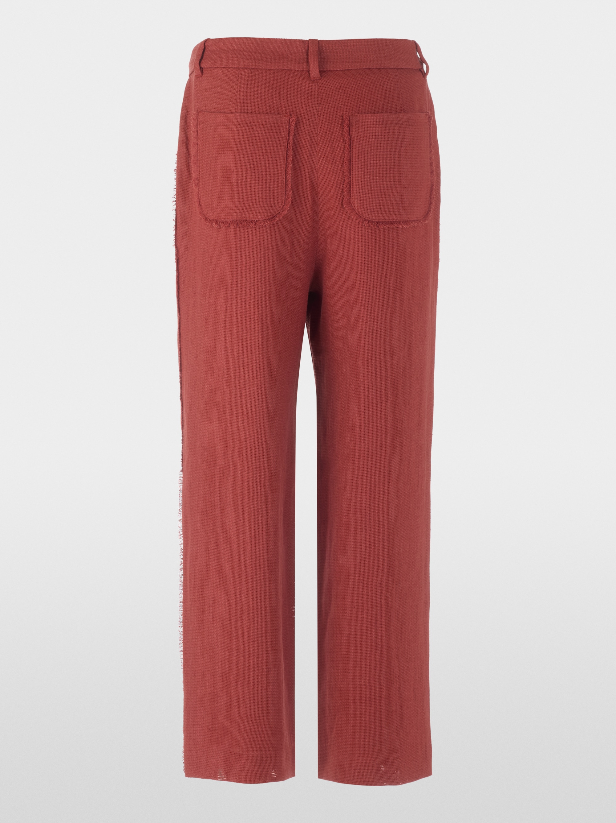 WUKARI linen-viscose blend trousers