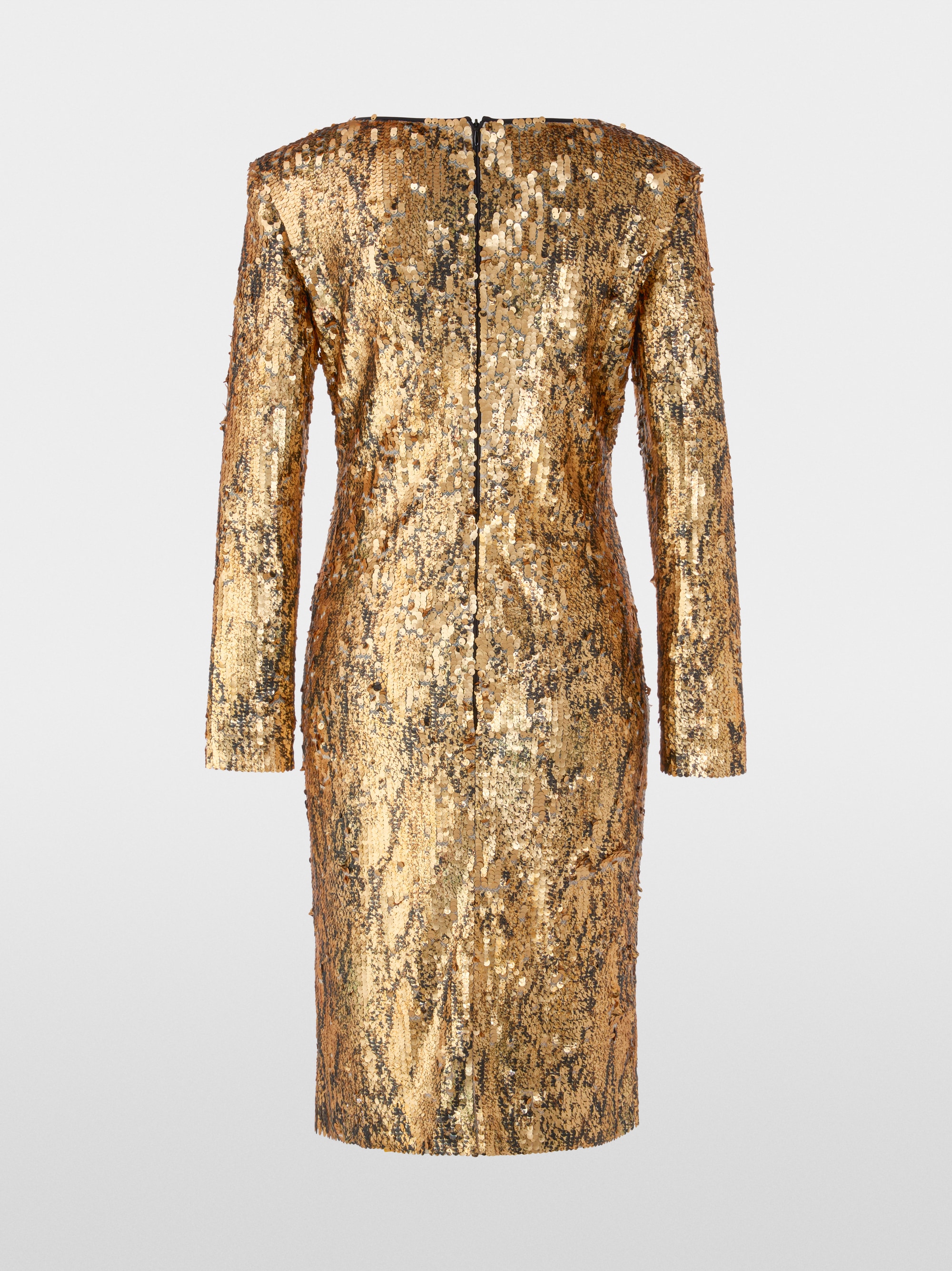 Gouden paillettenjurk