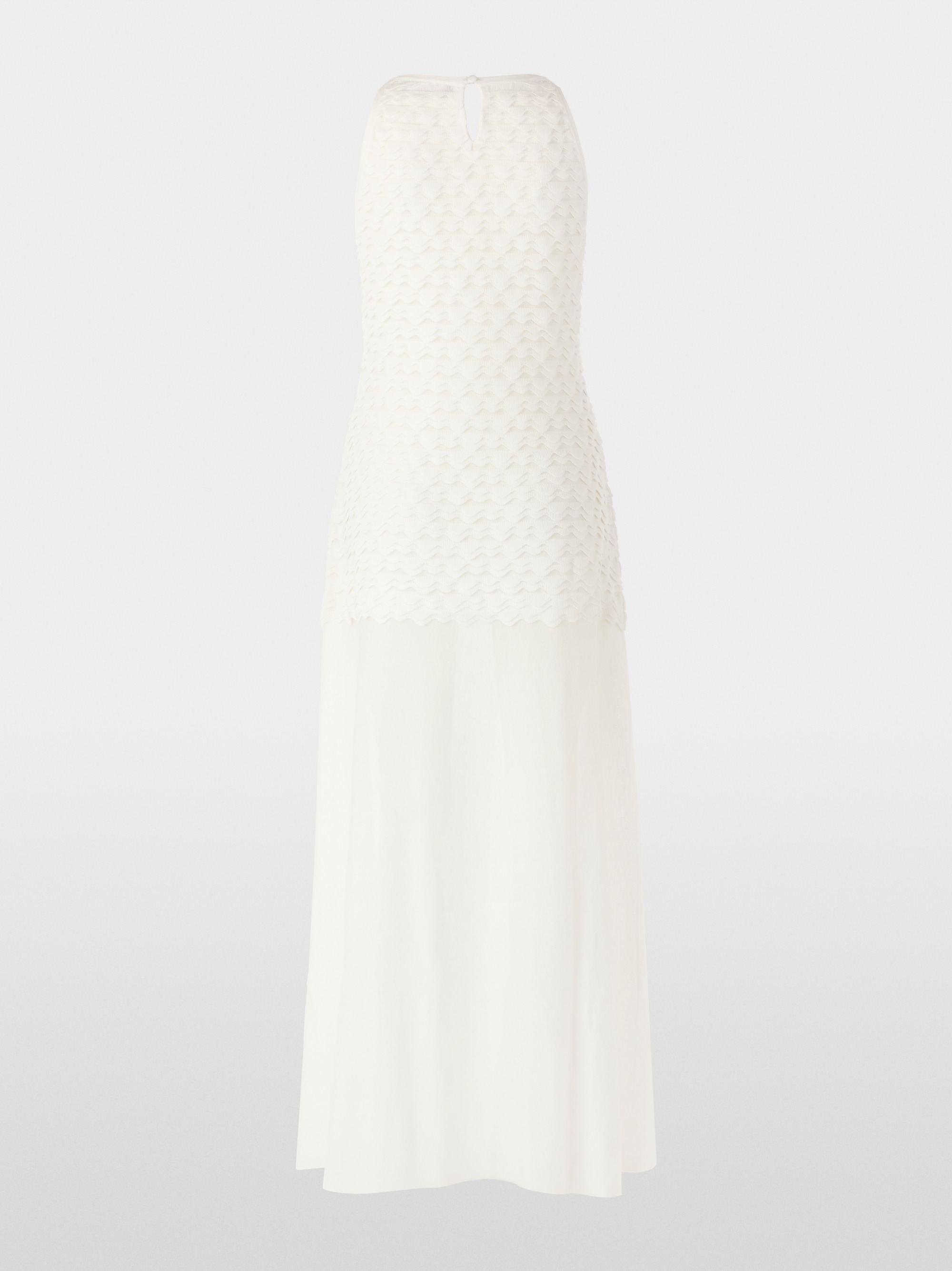 Robe longue en maille de viscose