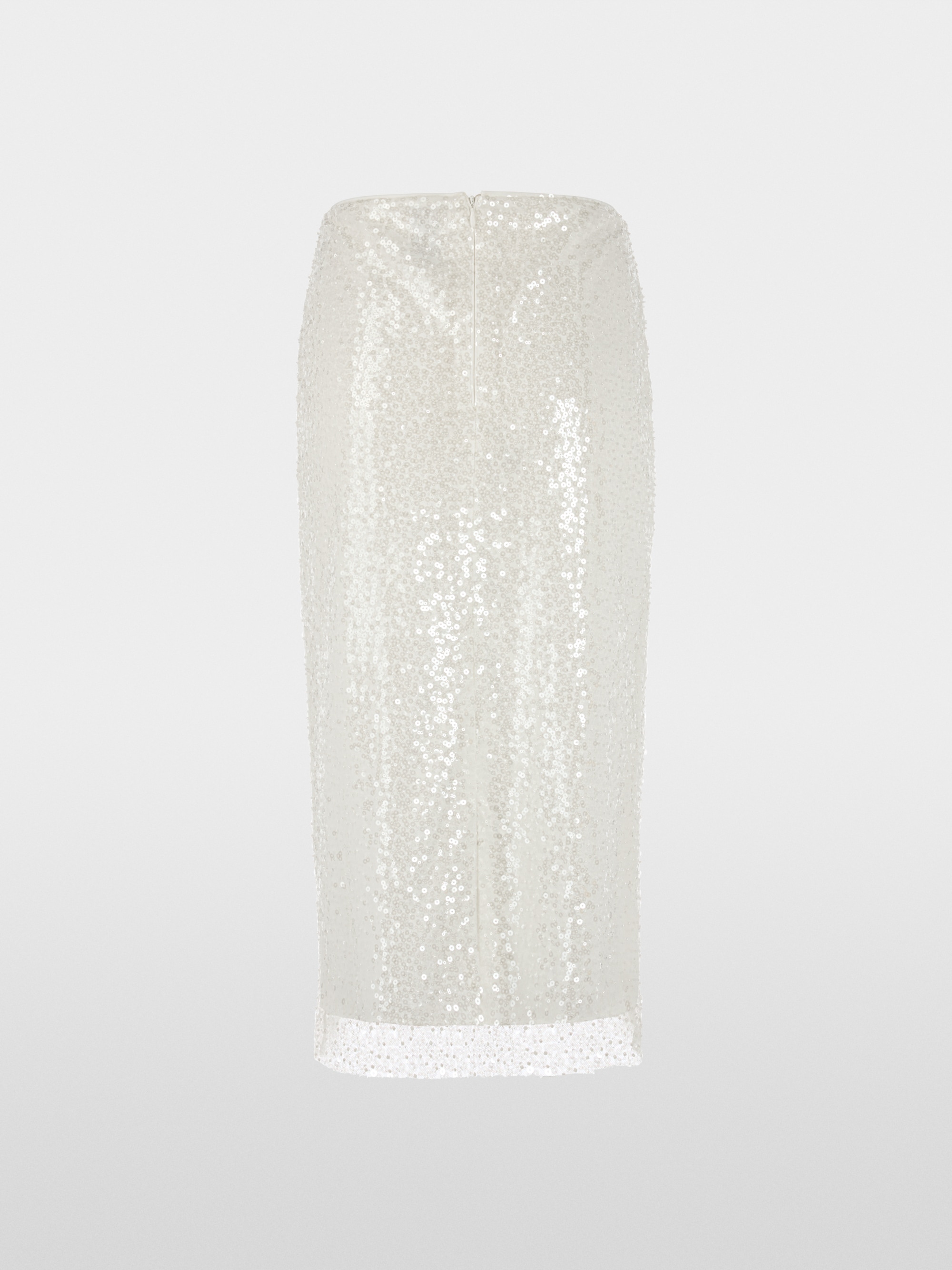 Jupe midi brodée de paillettes