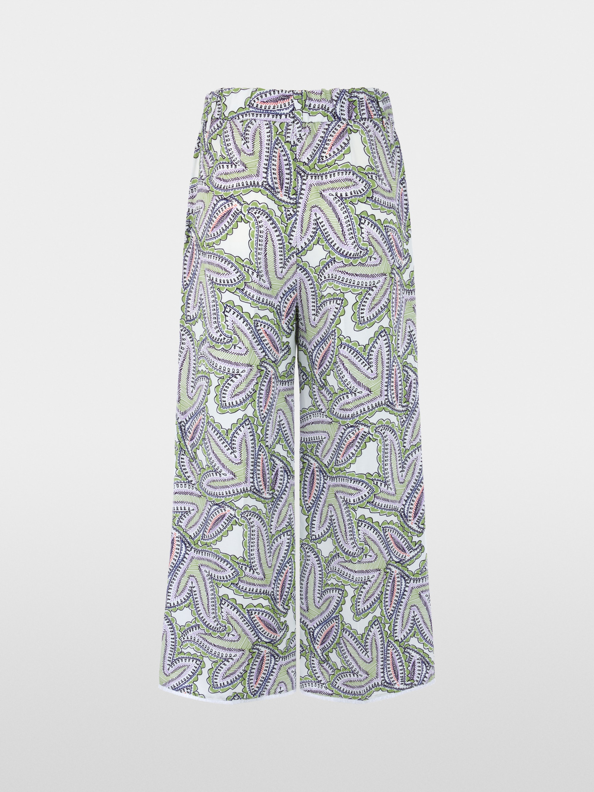 WAUKEE paisley pattern trousers