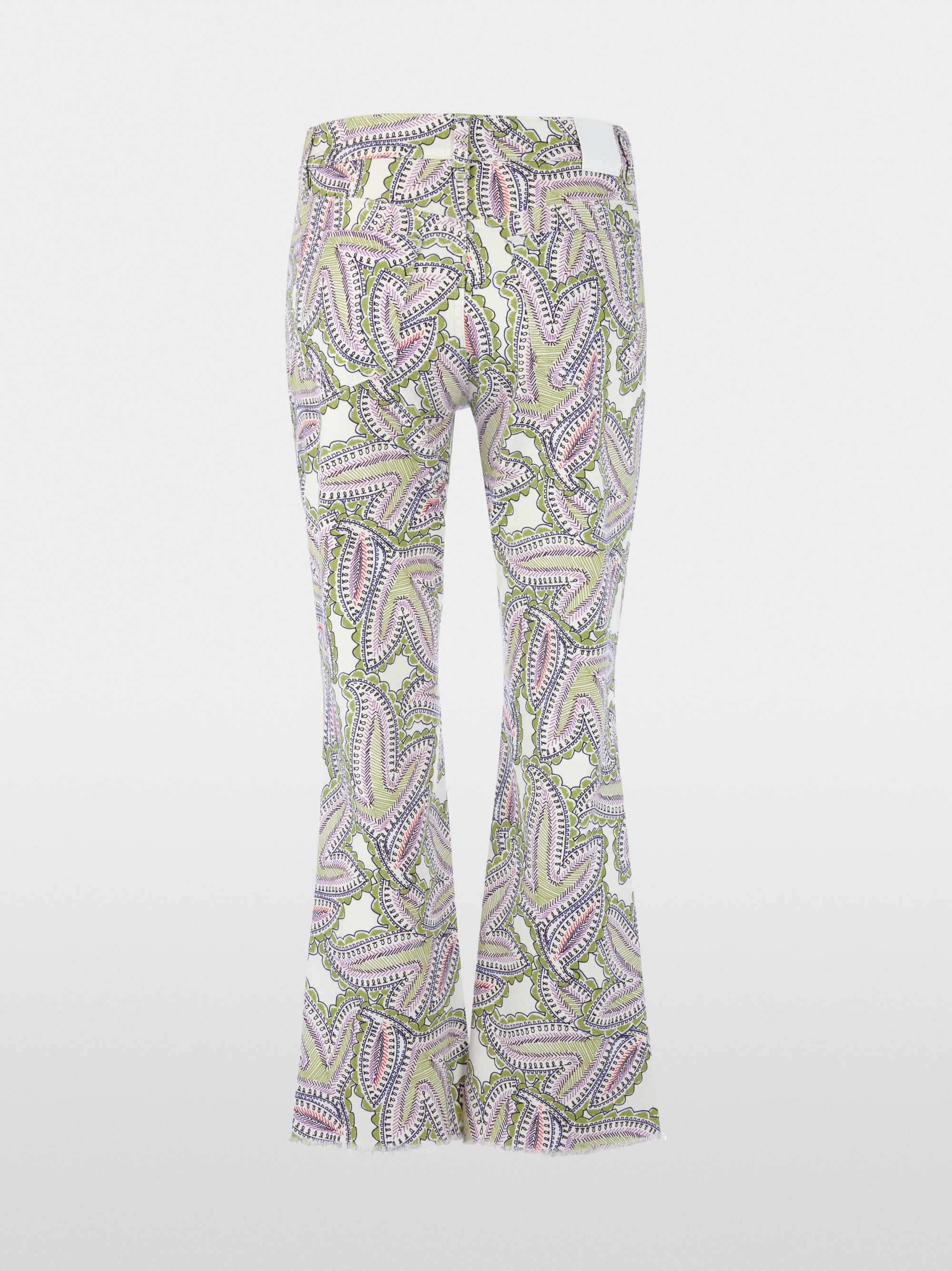 FORLI jeans with paisley print