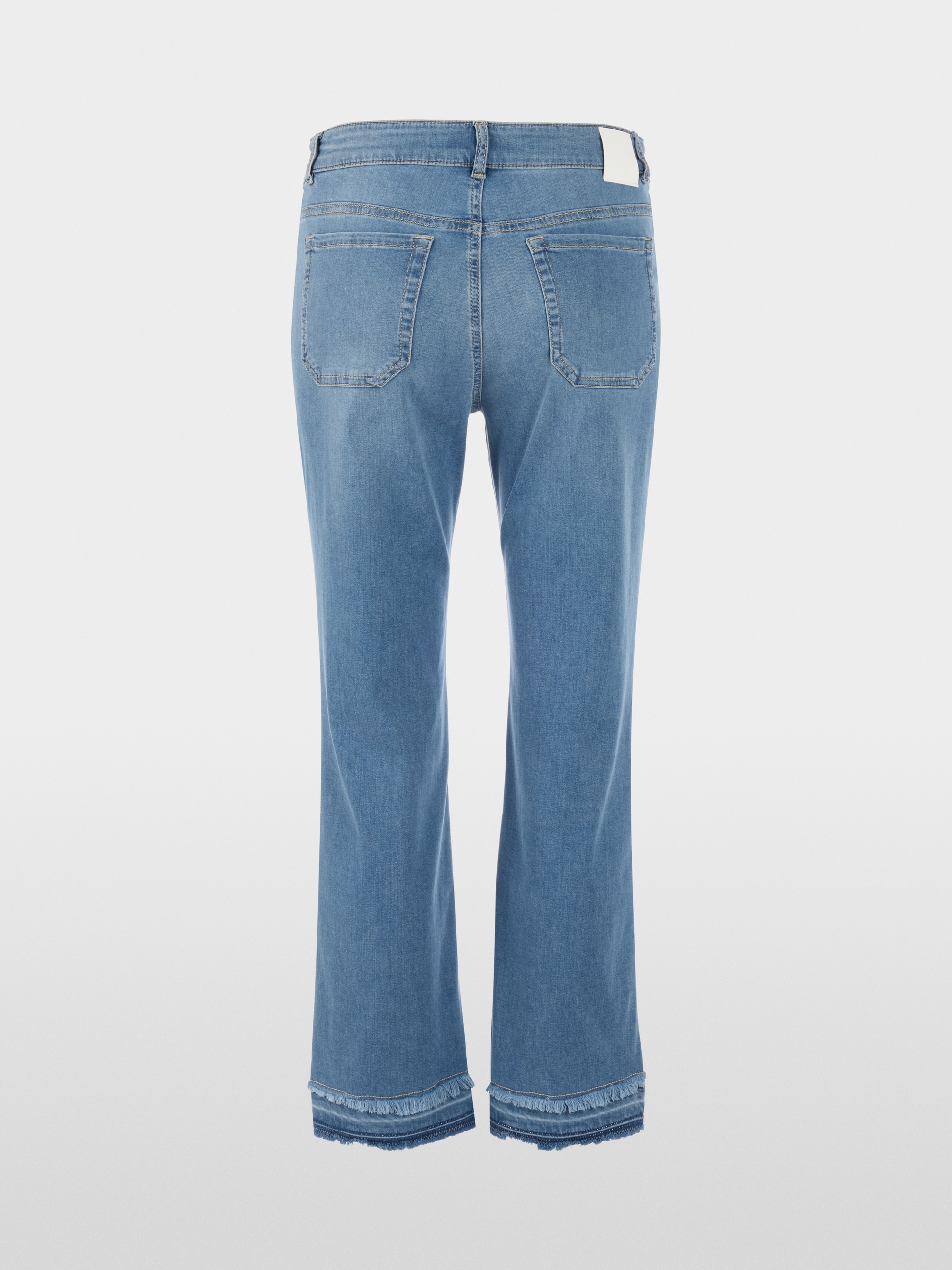 FORLI jeans with fringe detail