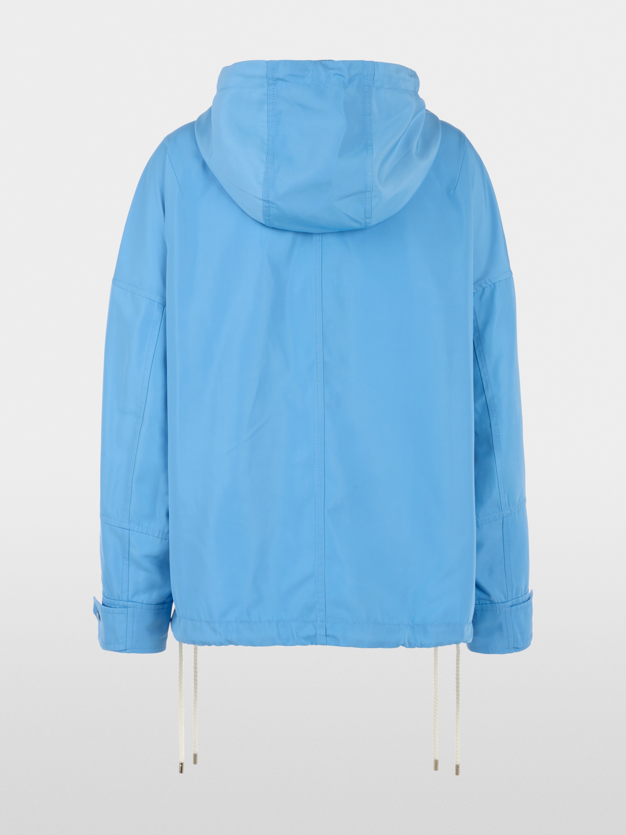 Outdoor jacket with hood