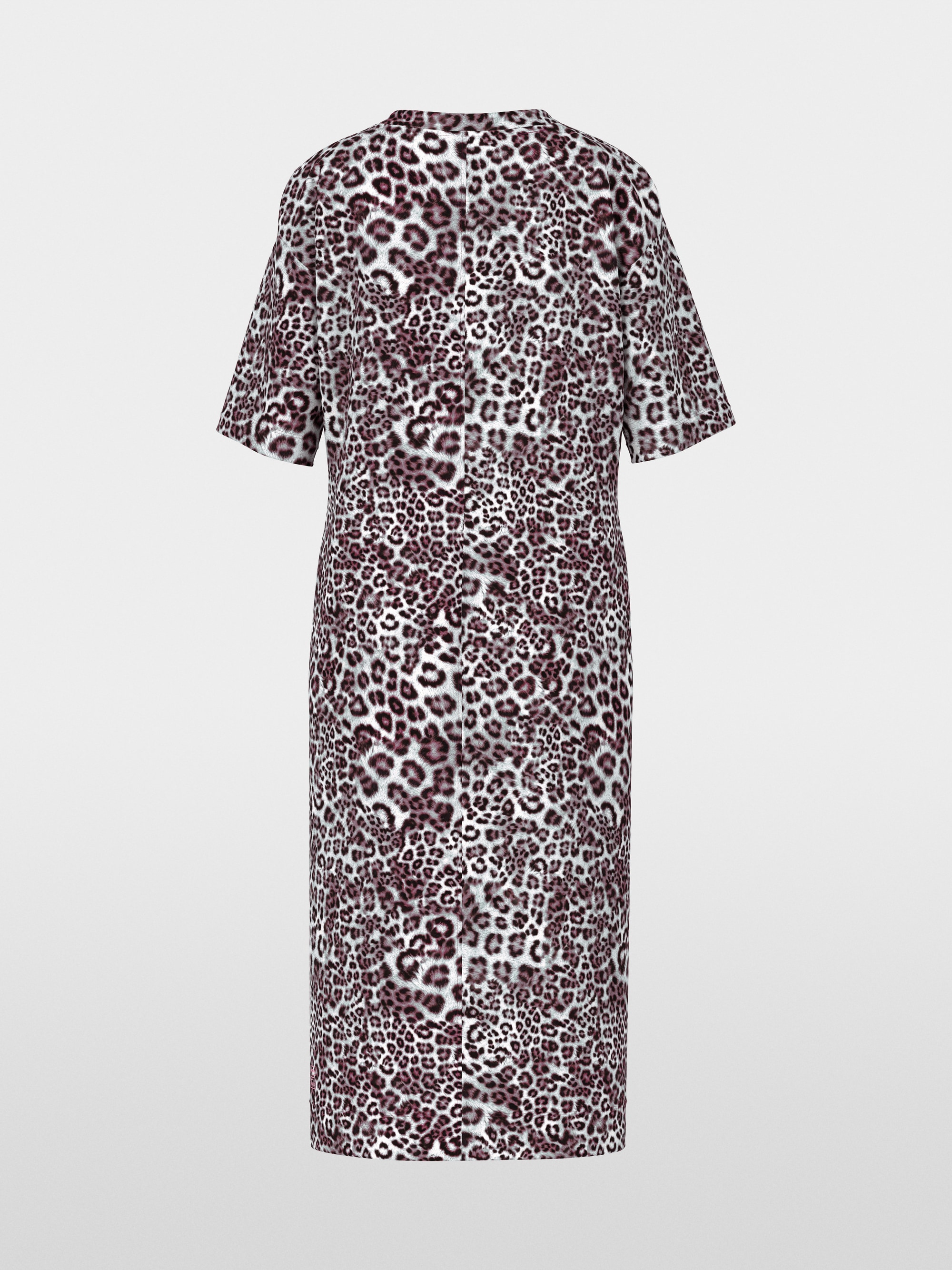 Dress with leopard print