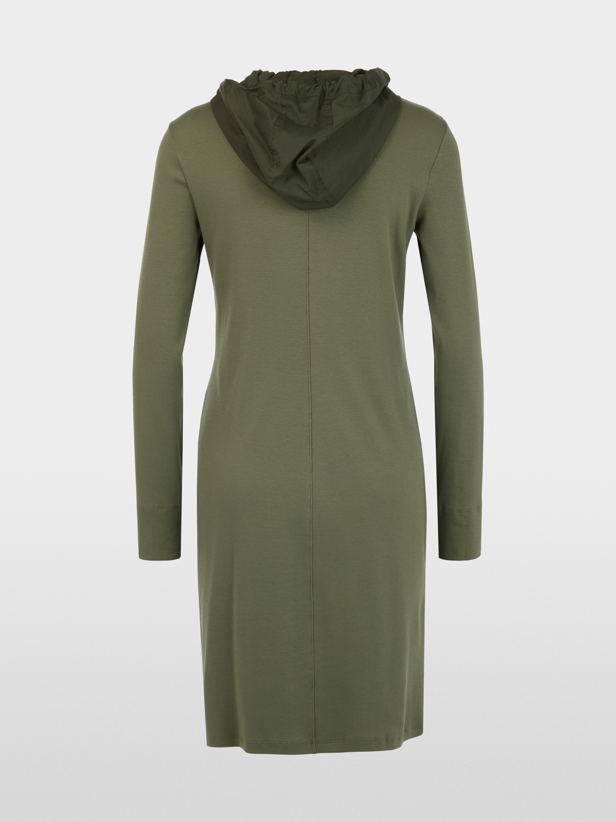 Sporty dress with hood