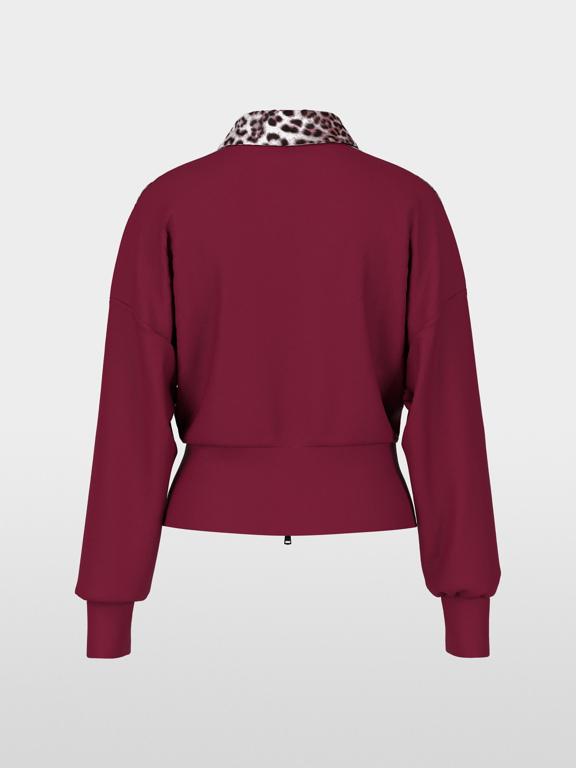 Cardigan with leopard details