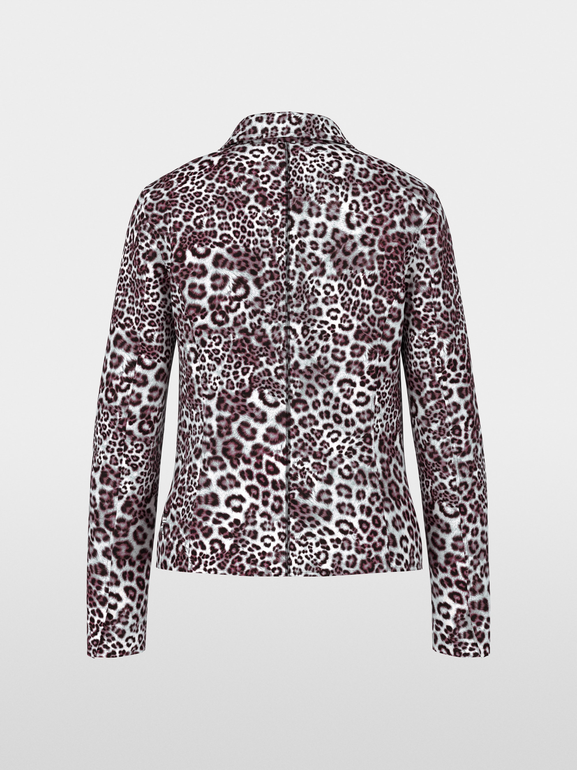 Blazer with leopard print