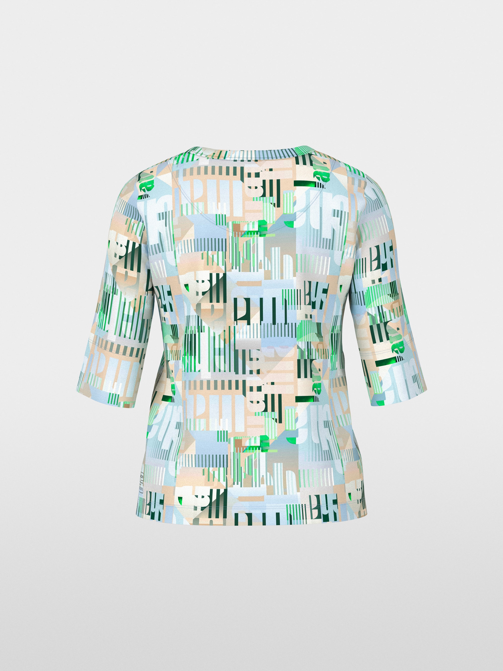 Ribbed stretch cotton shirt