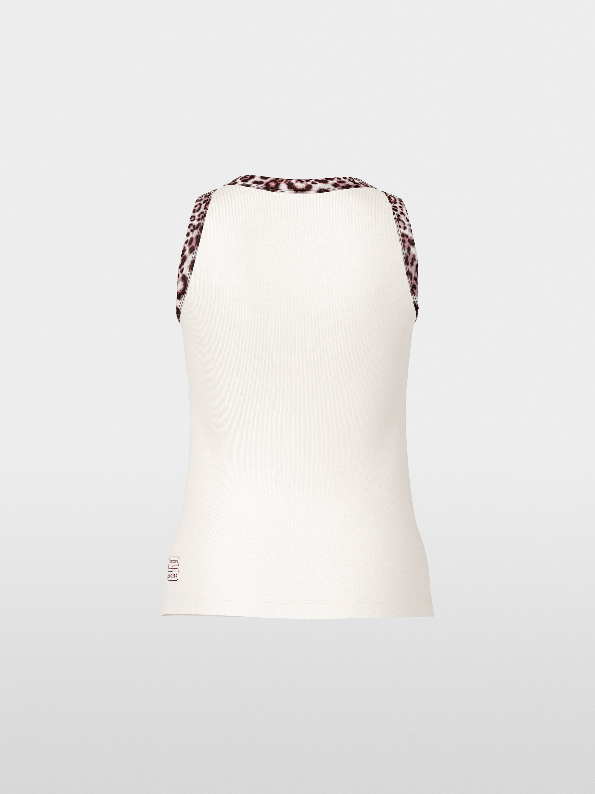 Top with leopard print