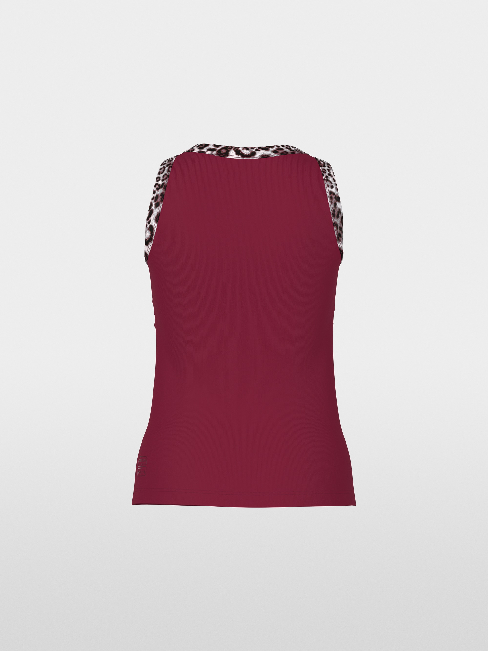 Top with leopard print