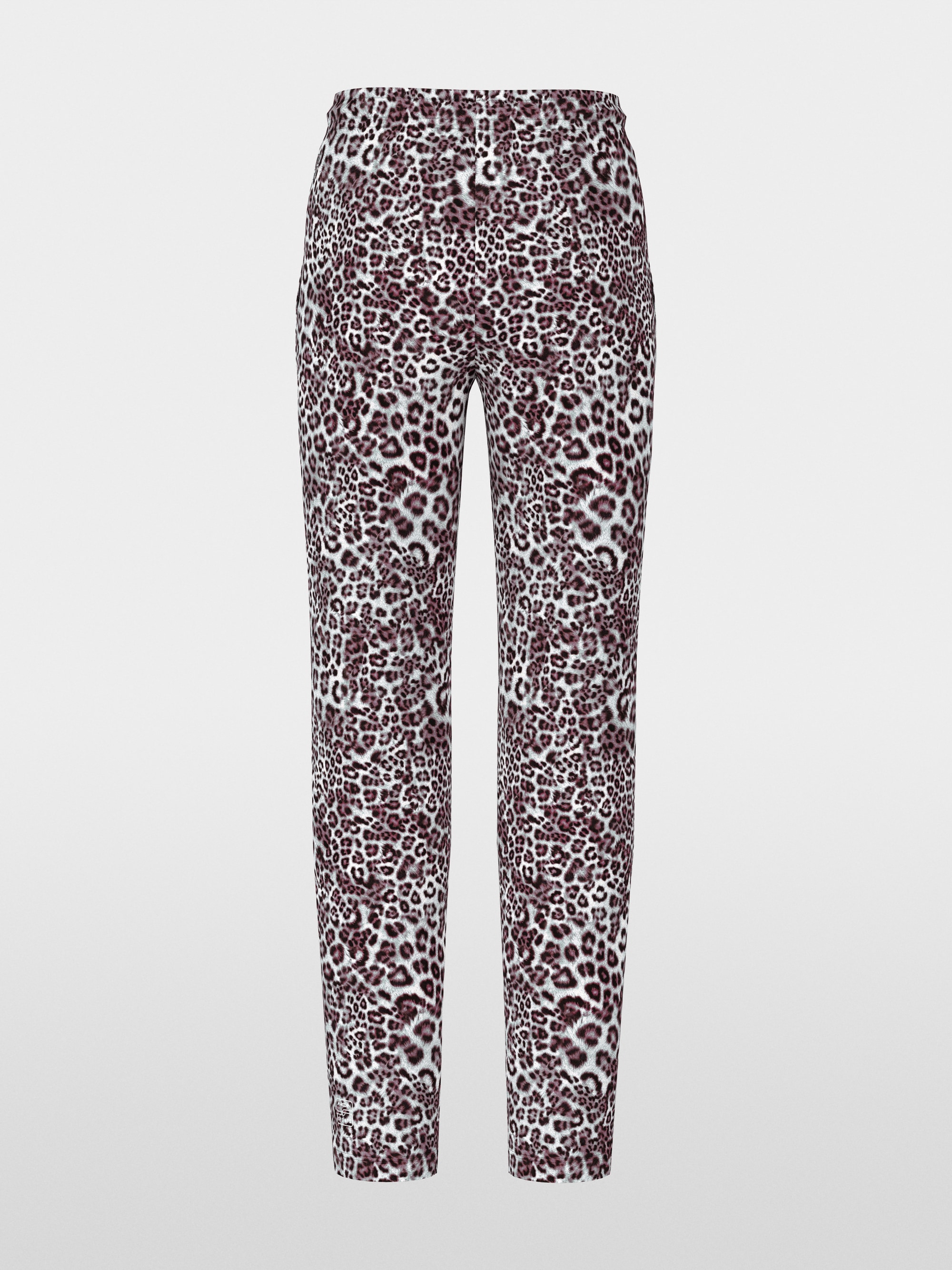 FOCHA trousers with leopard print