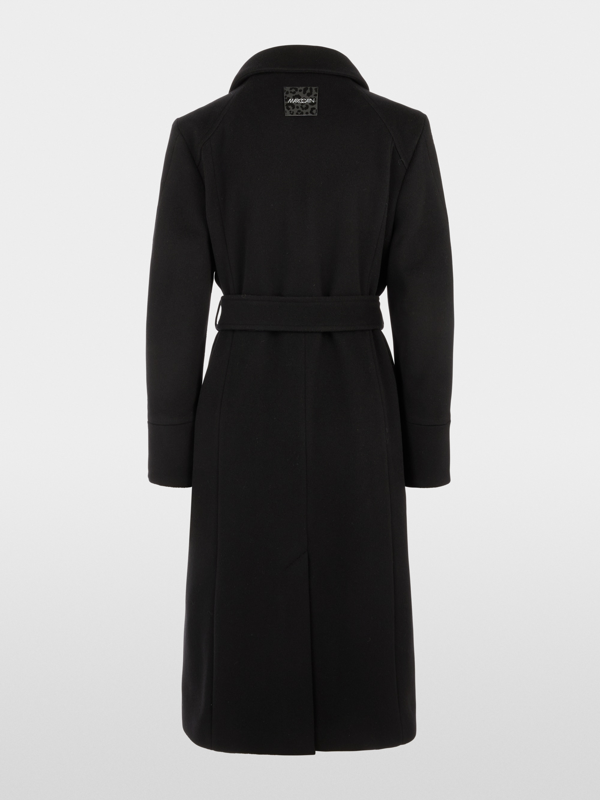 Coat in new wool with cashmere
