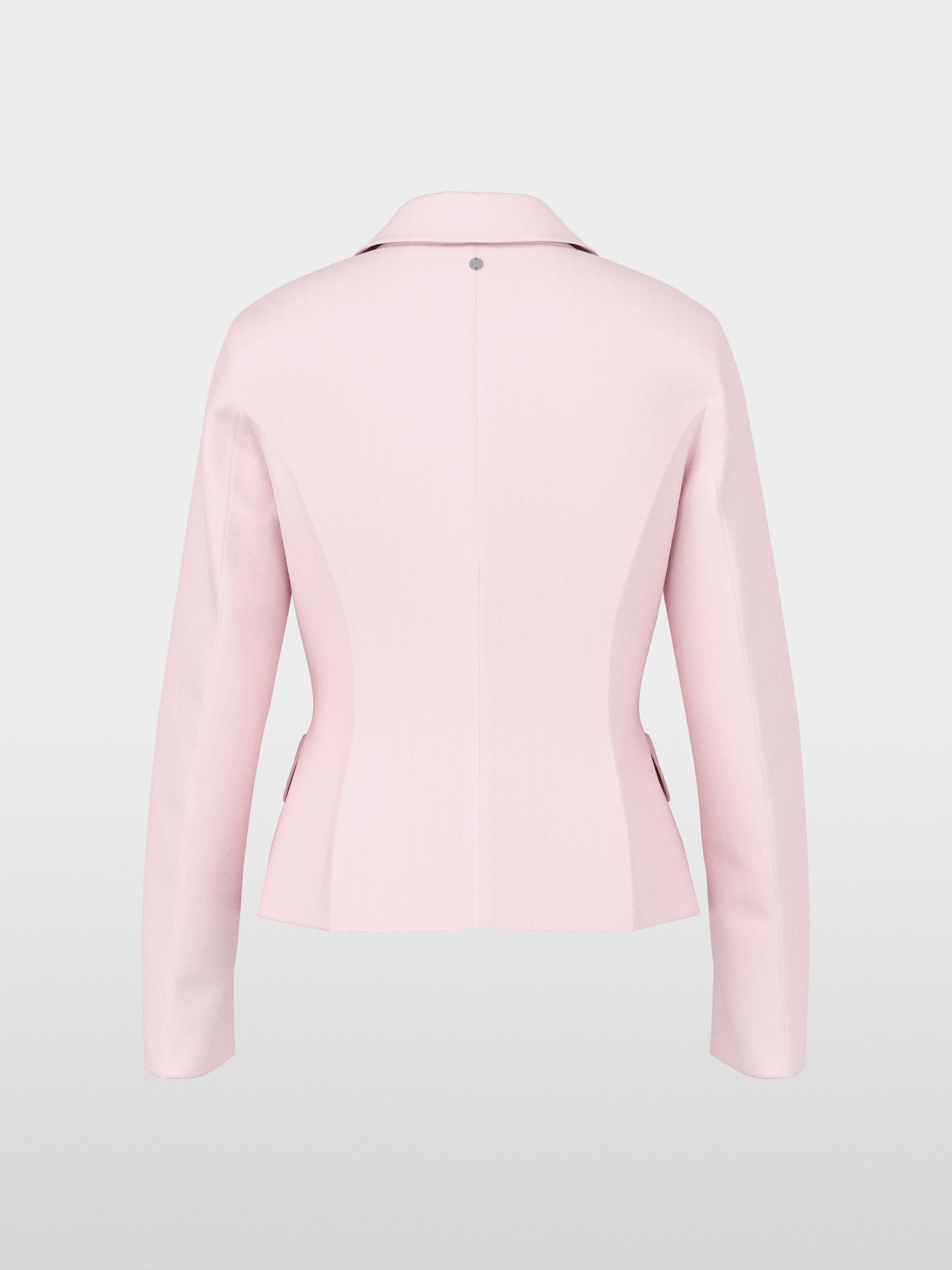 Fitted stretch blazer with lapels
