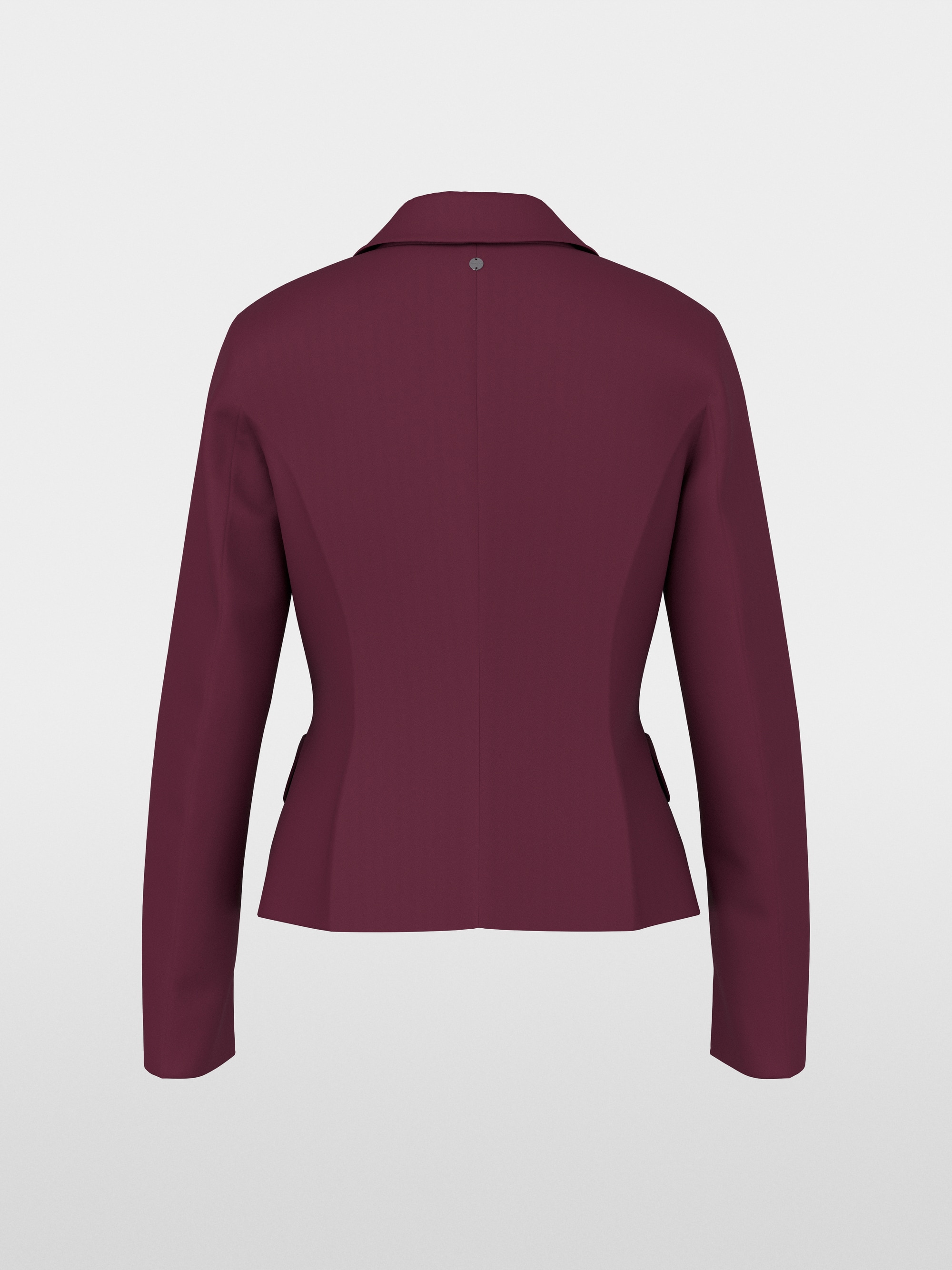 Fitted stretch blazer with lapels