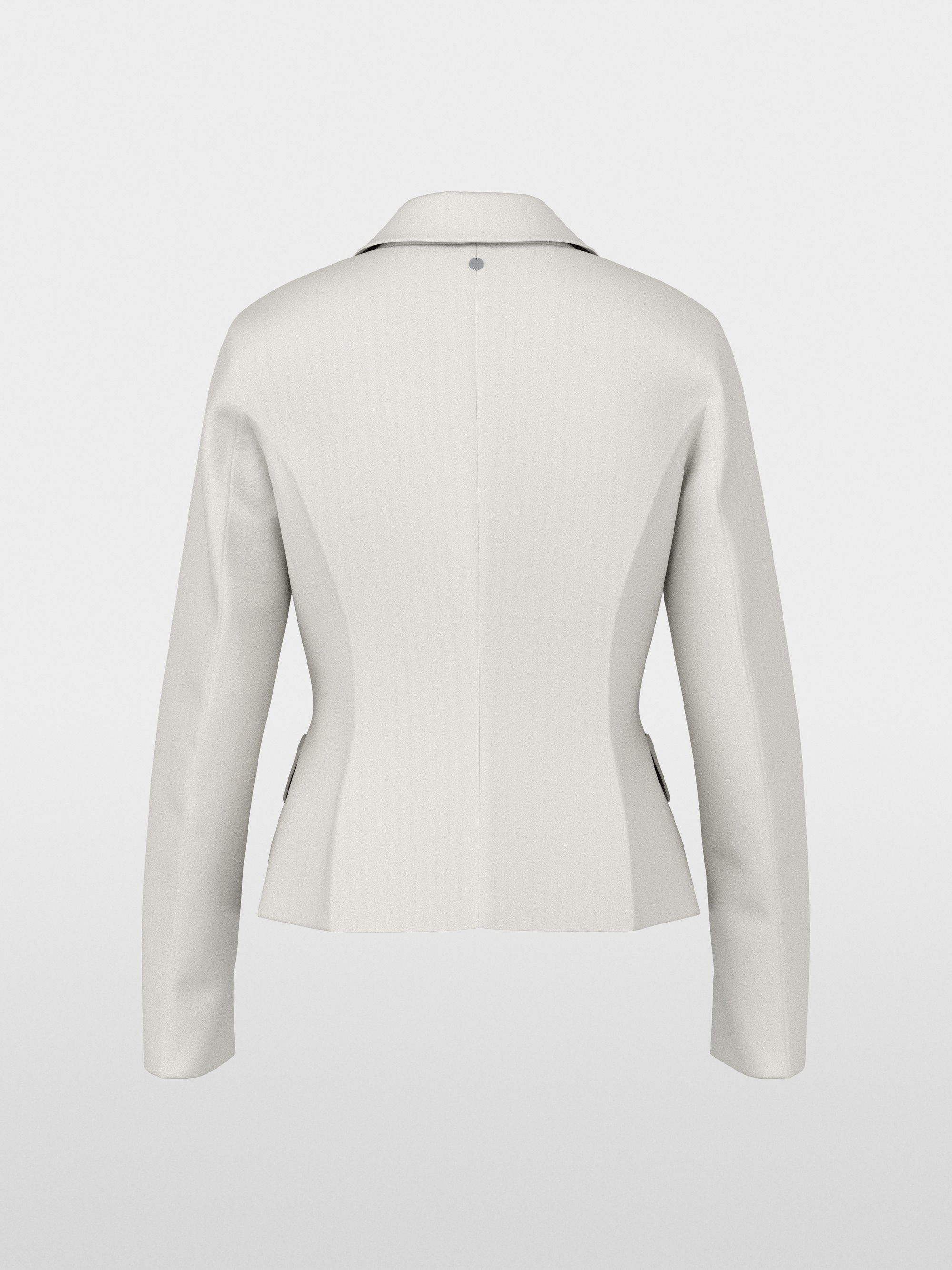 Fitted stretch blazer with lapels