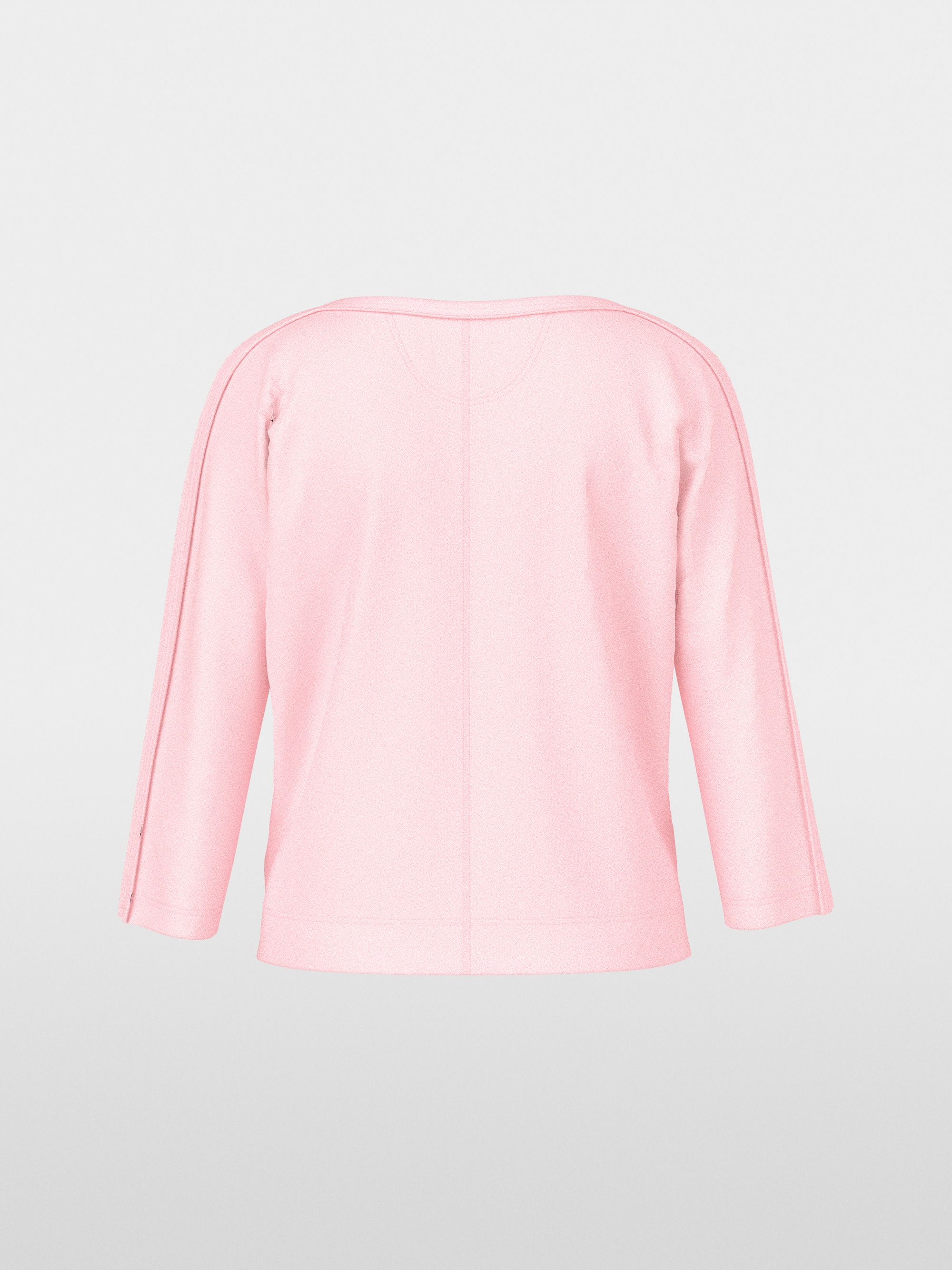 T-shirt en coton stretch à manches 3/4