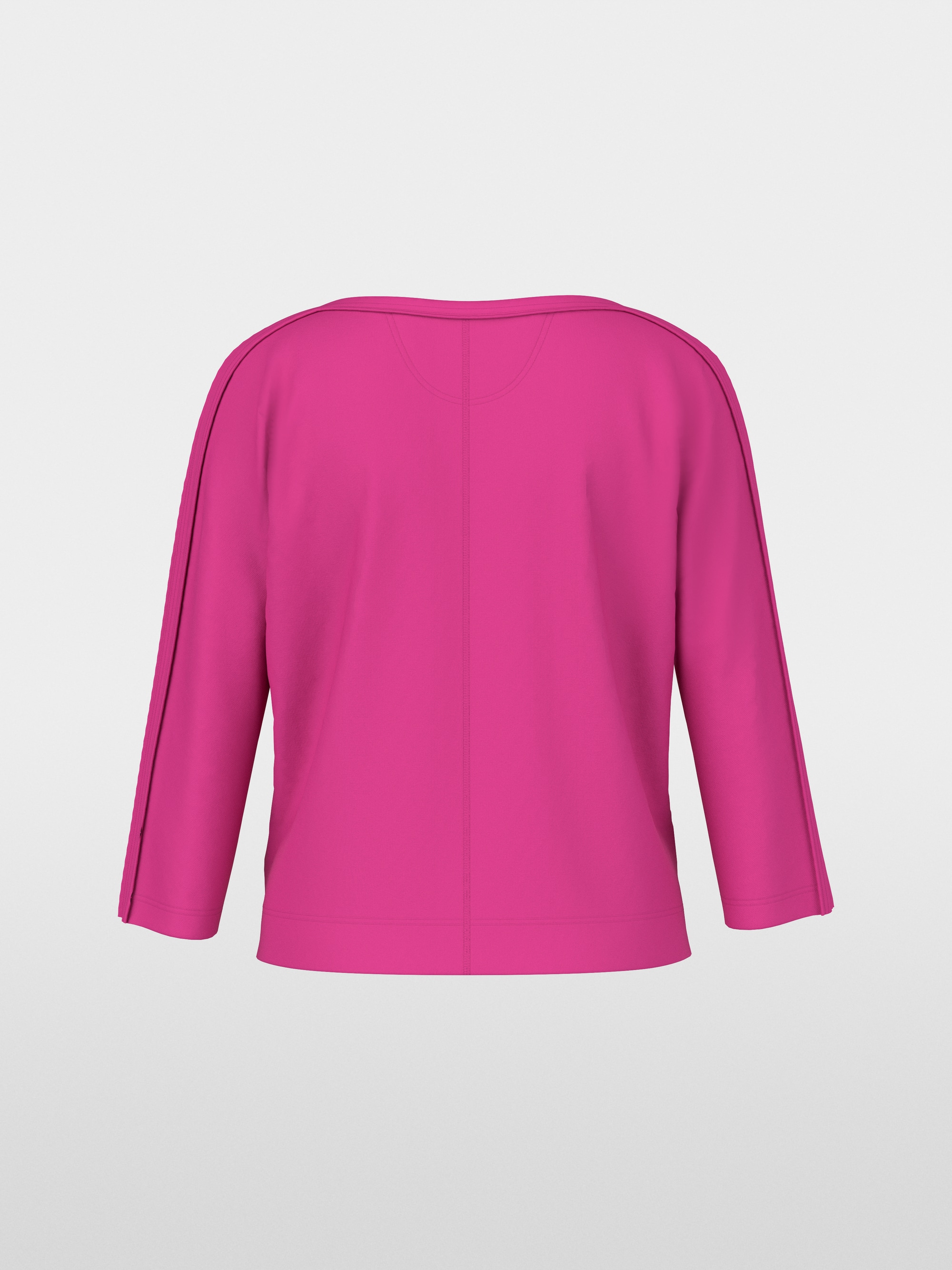 T-shirt en coton stretch à manches 3/4