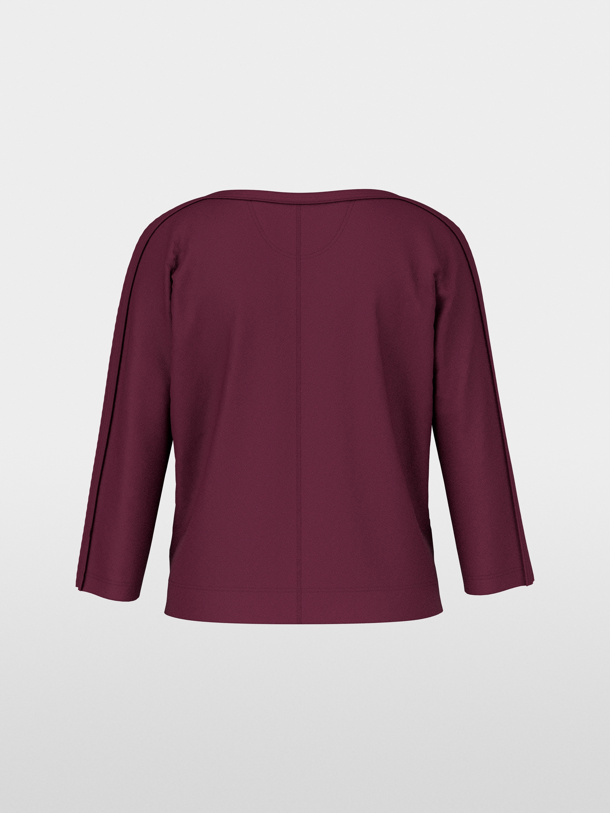 T-shirt en coton stretch à manches 3/4