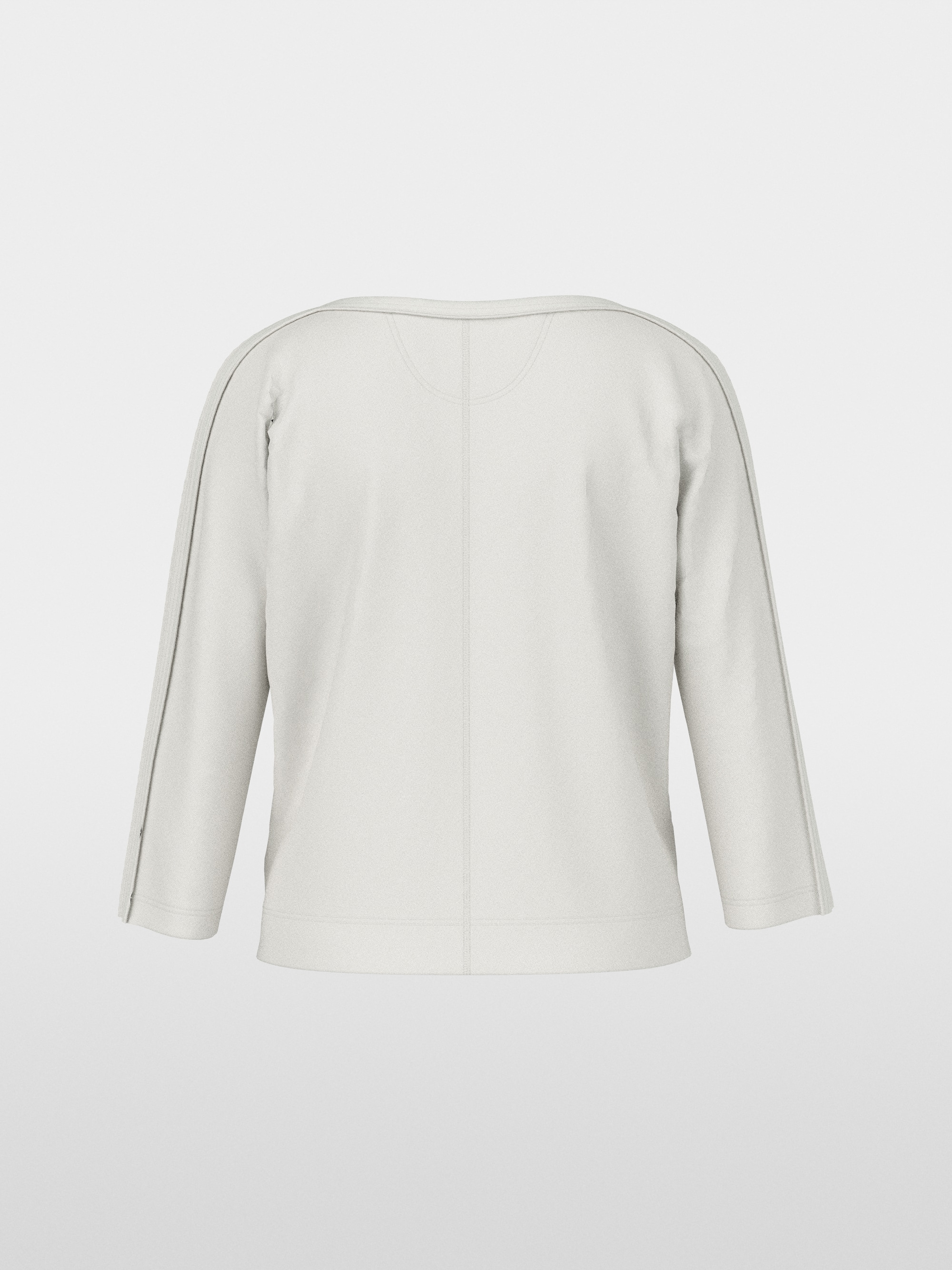 T-shirt en coton stretch à manches 3/4