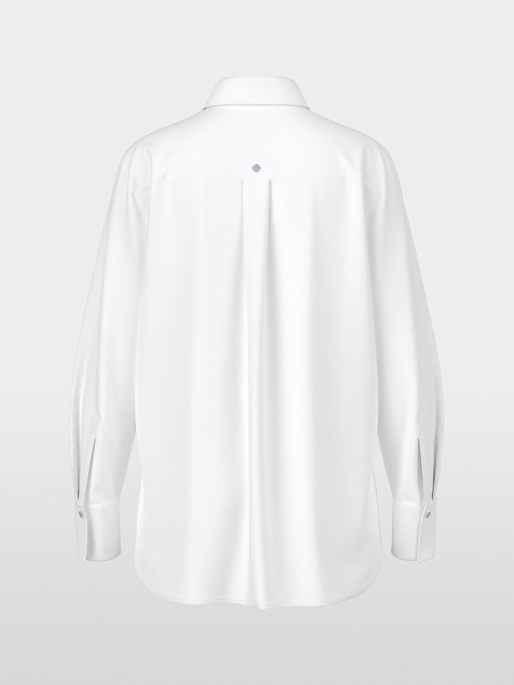 Stretch cotton blouse