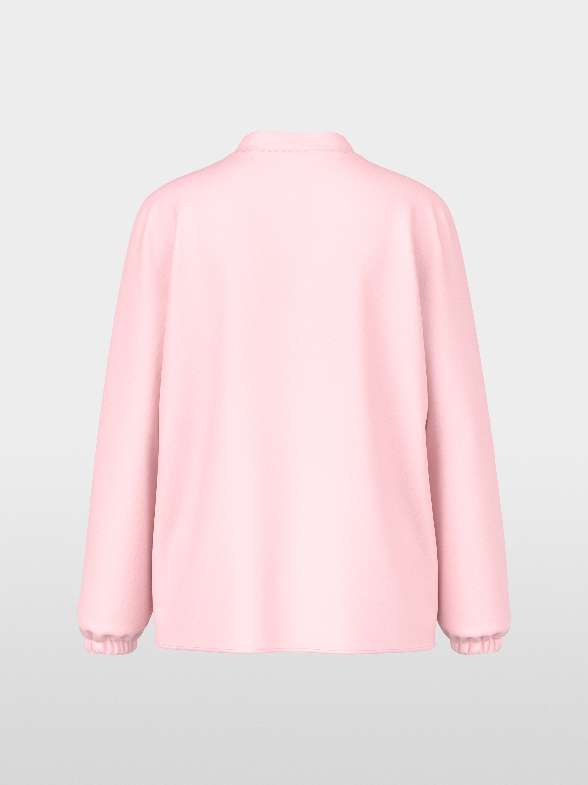 Loose-fitting blouse with V-neck