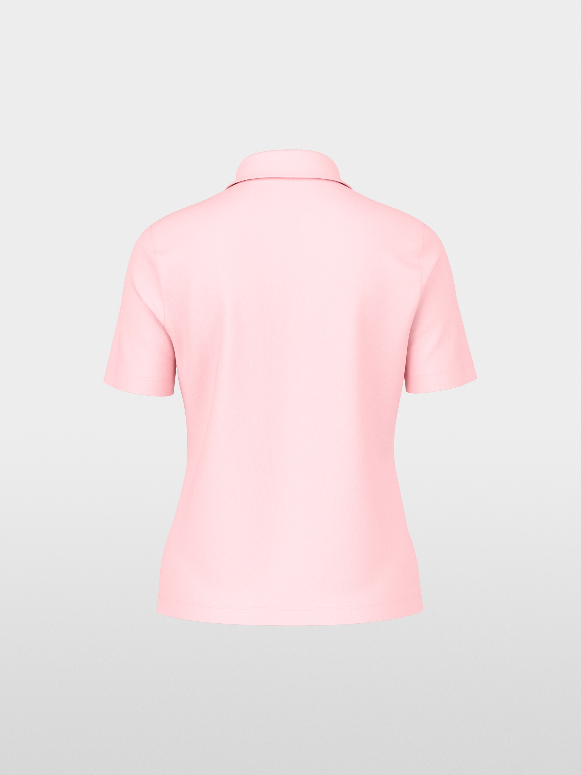 Stretch cotton polo shirt