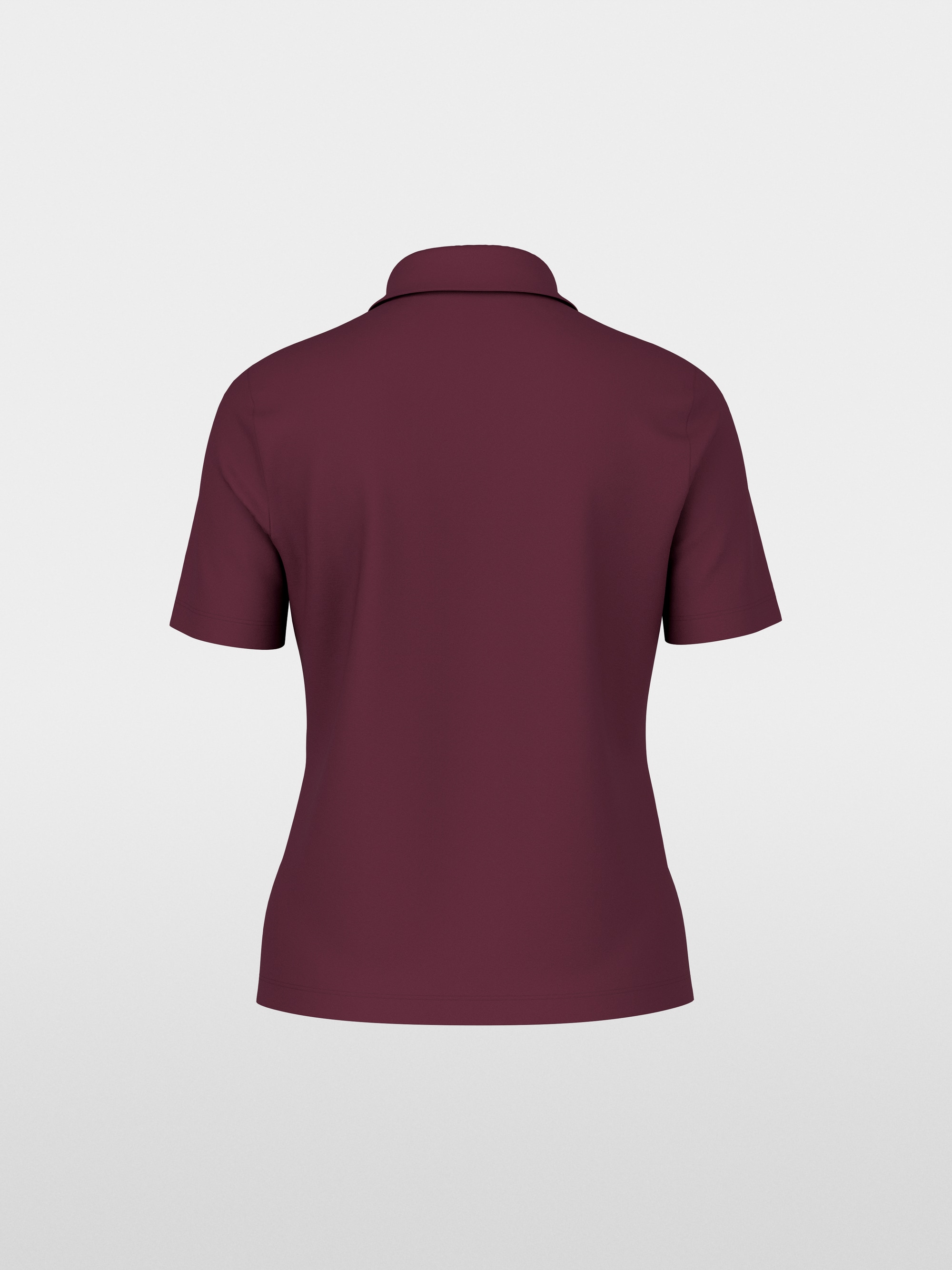 Stretch cotton polo shirt