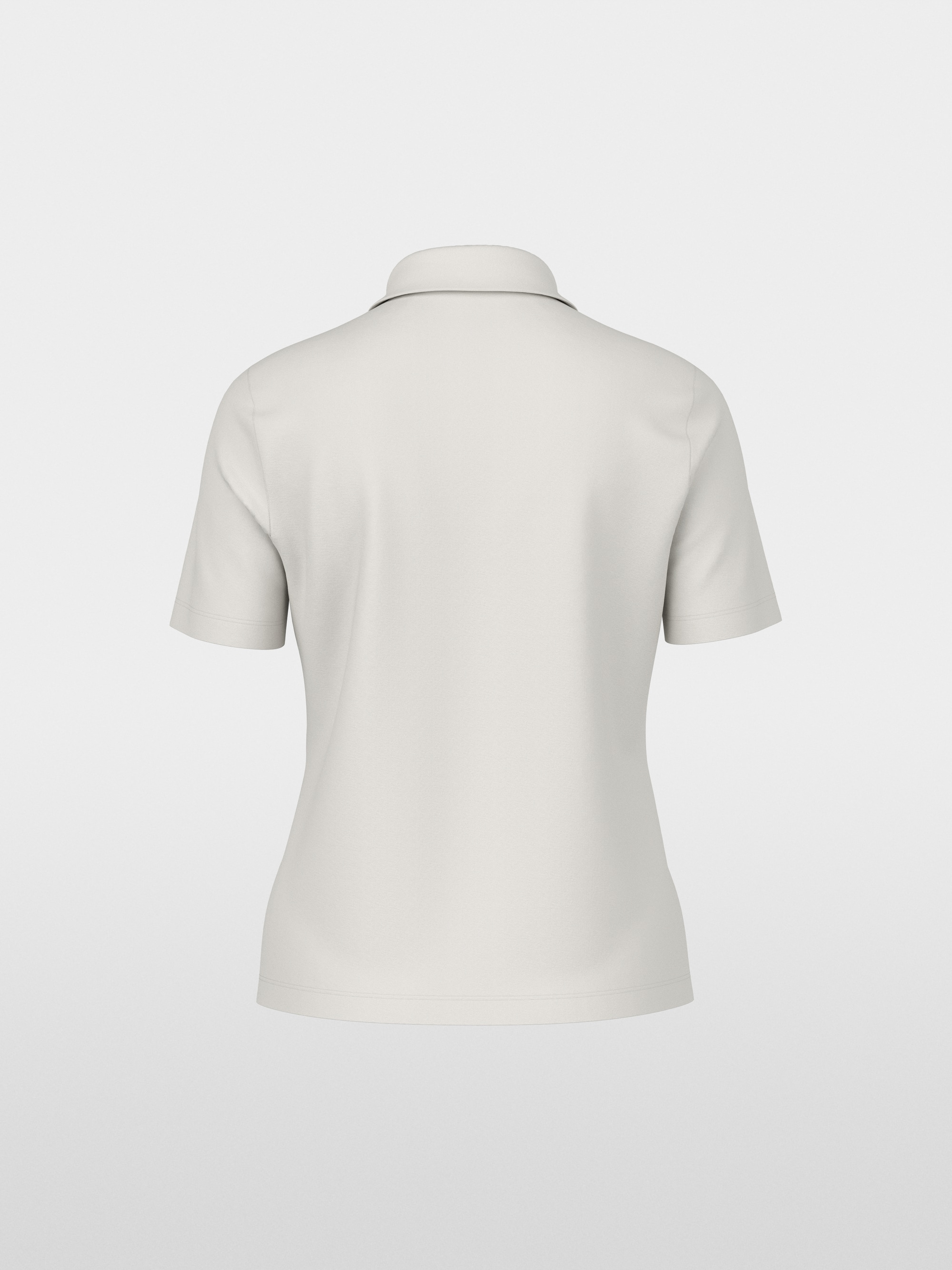 Stretch cotton polo shirt