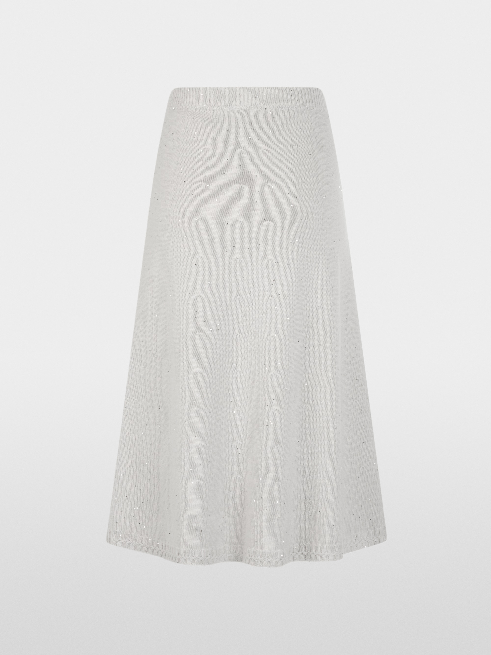 ‘Knitted in Germany’ sequin skirt