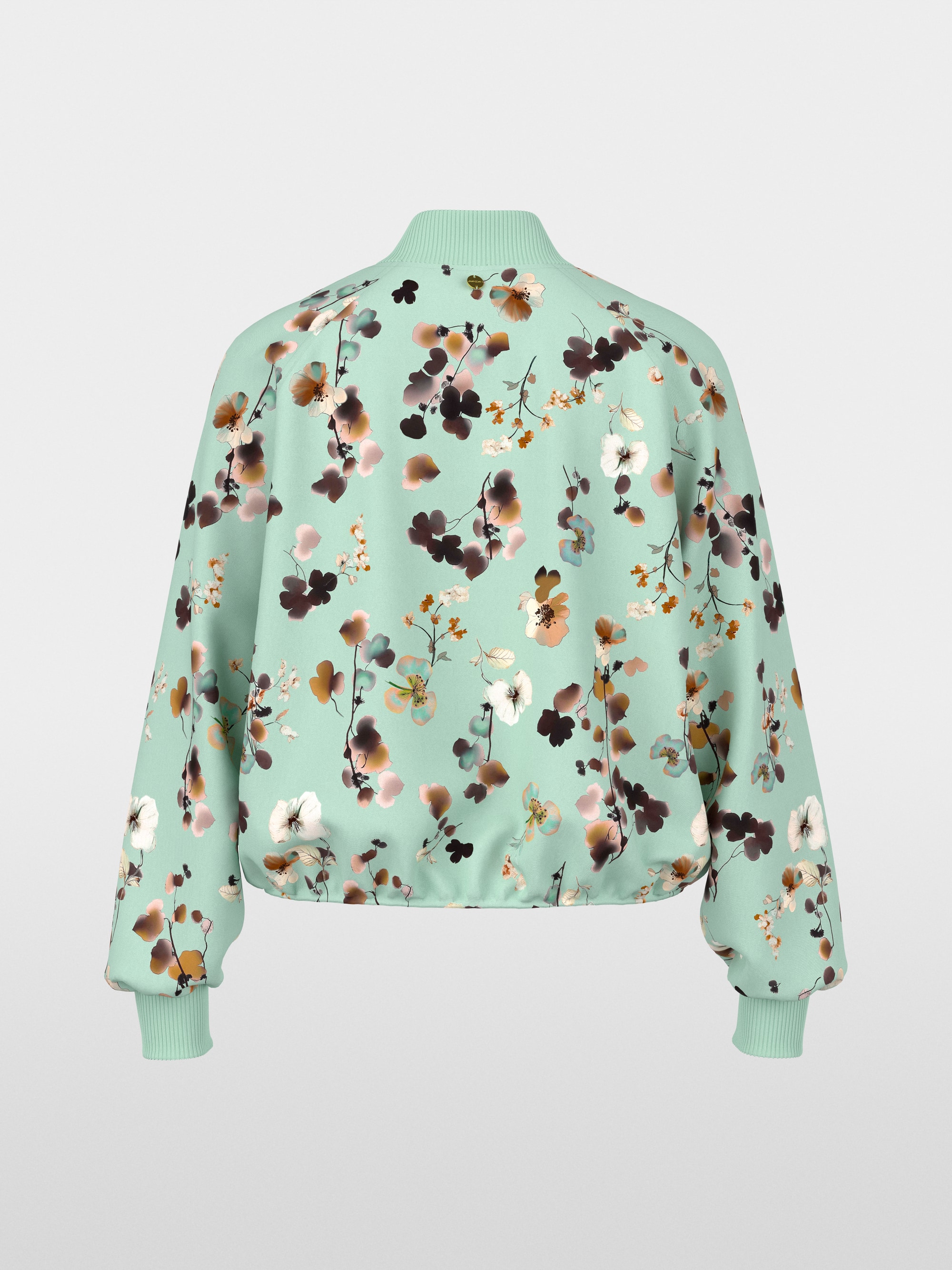 Blouson jacket with floral print