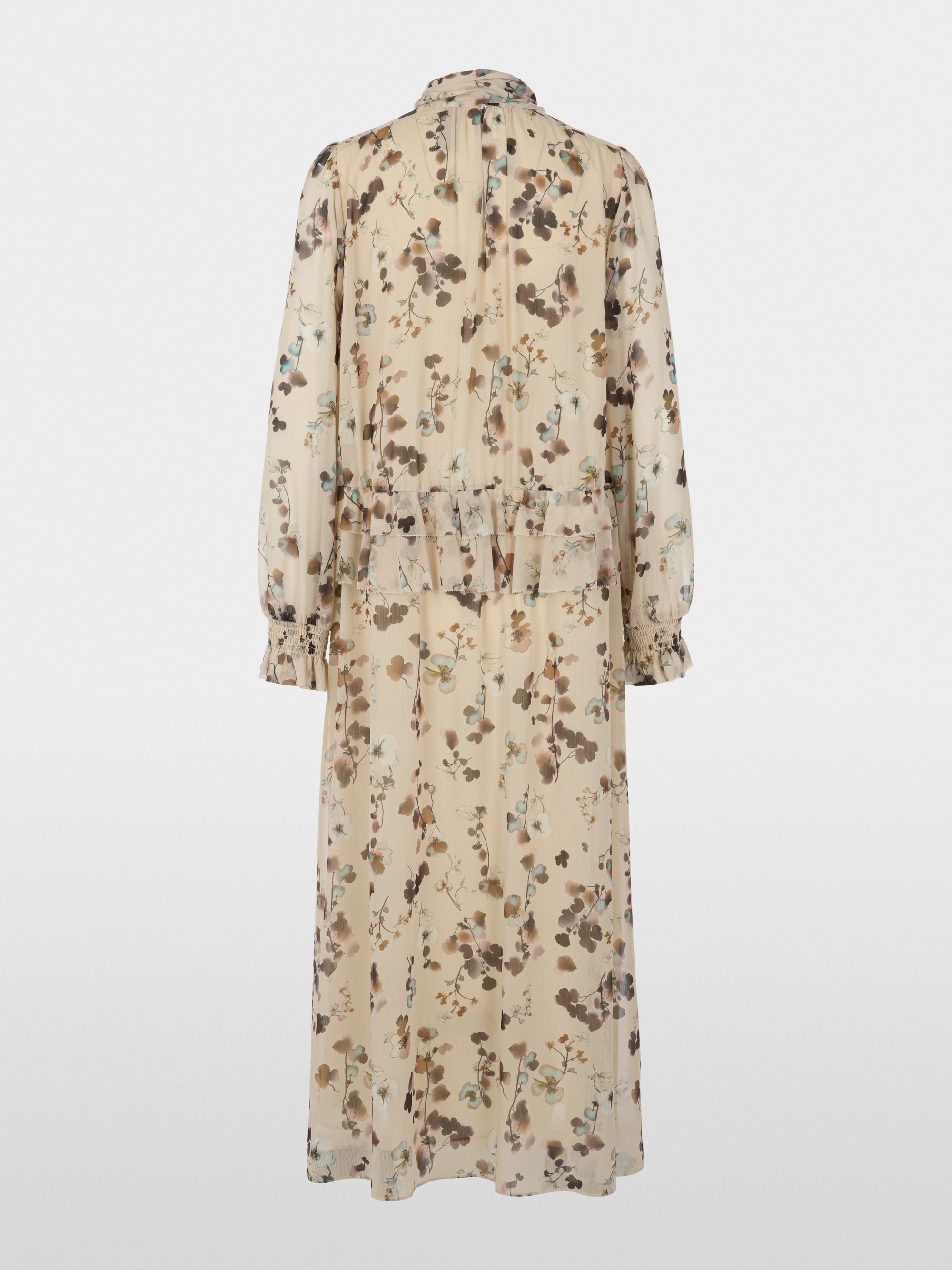 Floral dress with flounces
