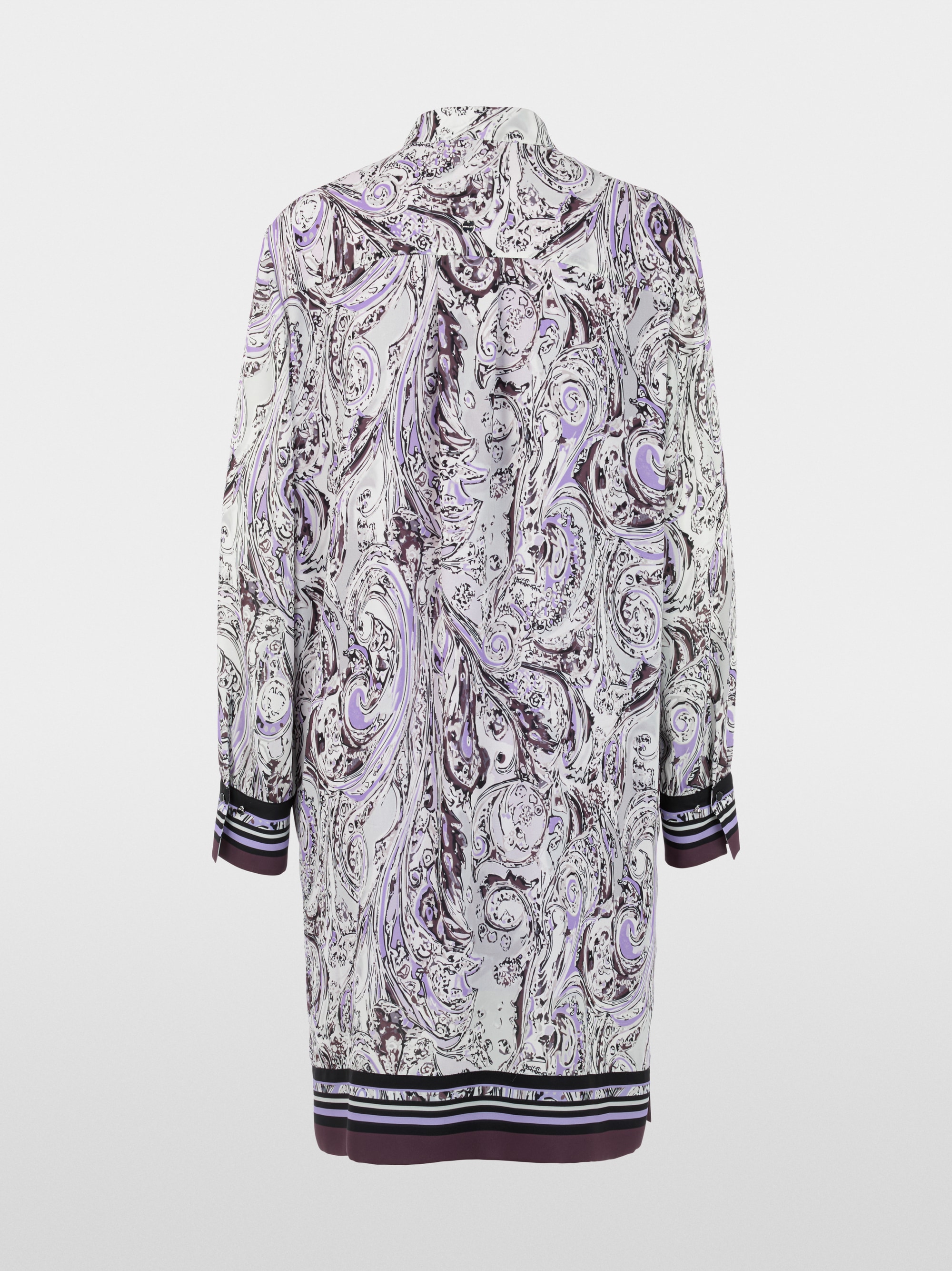 Robe mi-longue à imprimé graphique