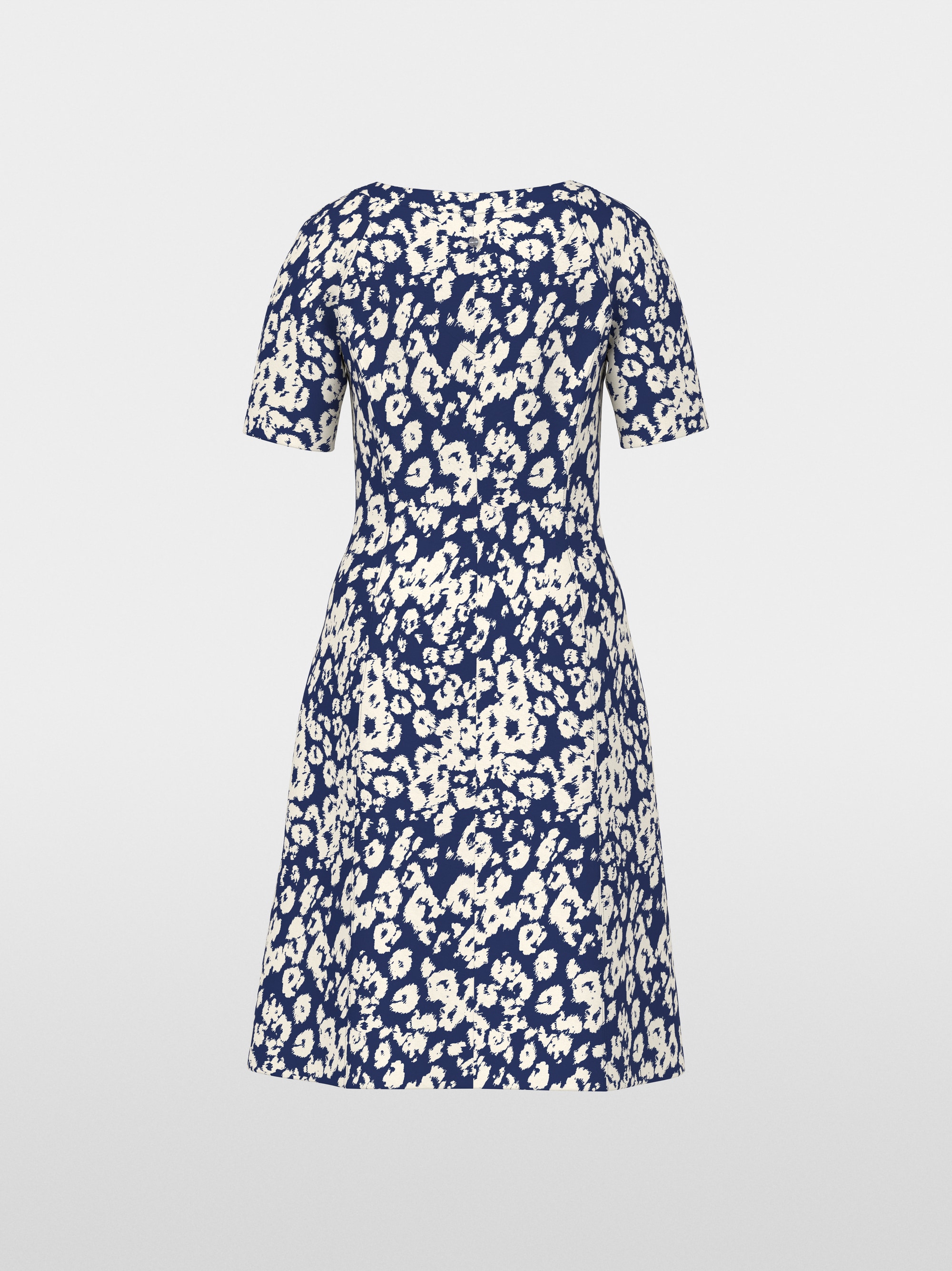 Short dress with all-over print