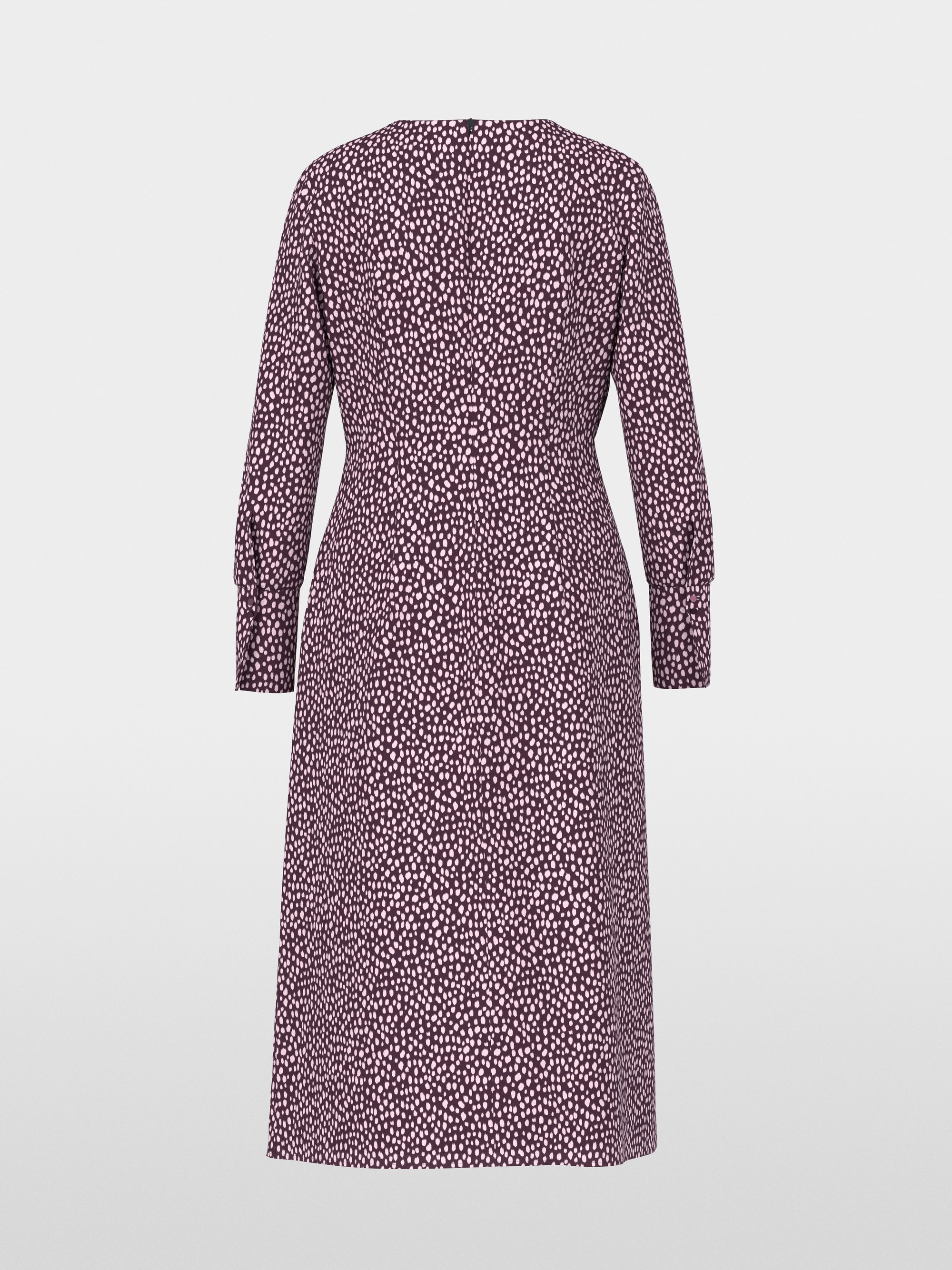 Maxi dress with polka dot print