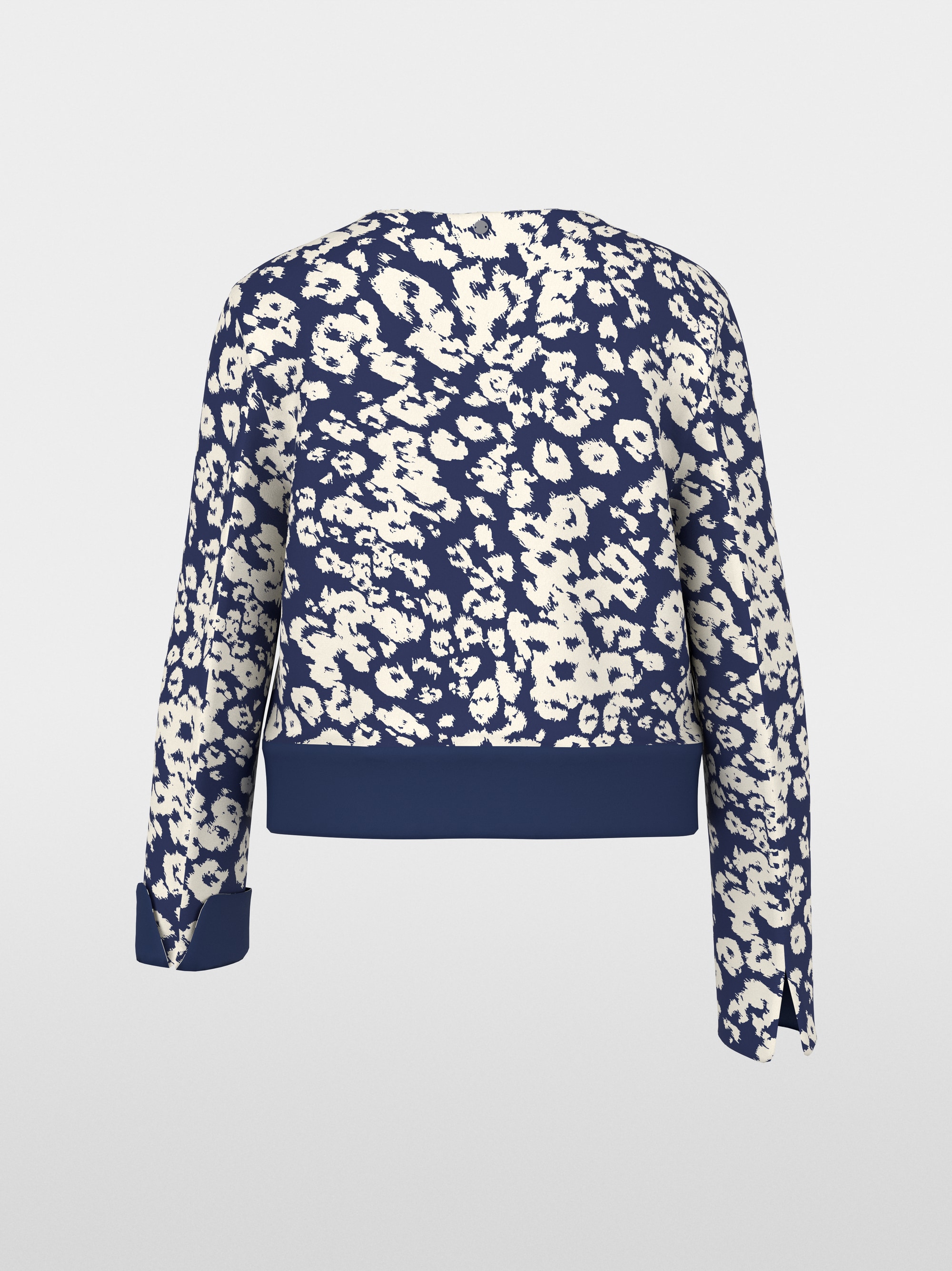 Veste courte à imprimé intégral