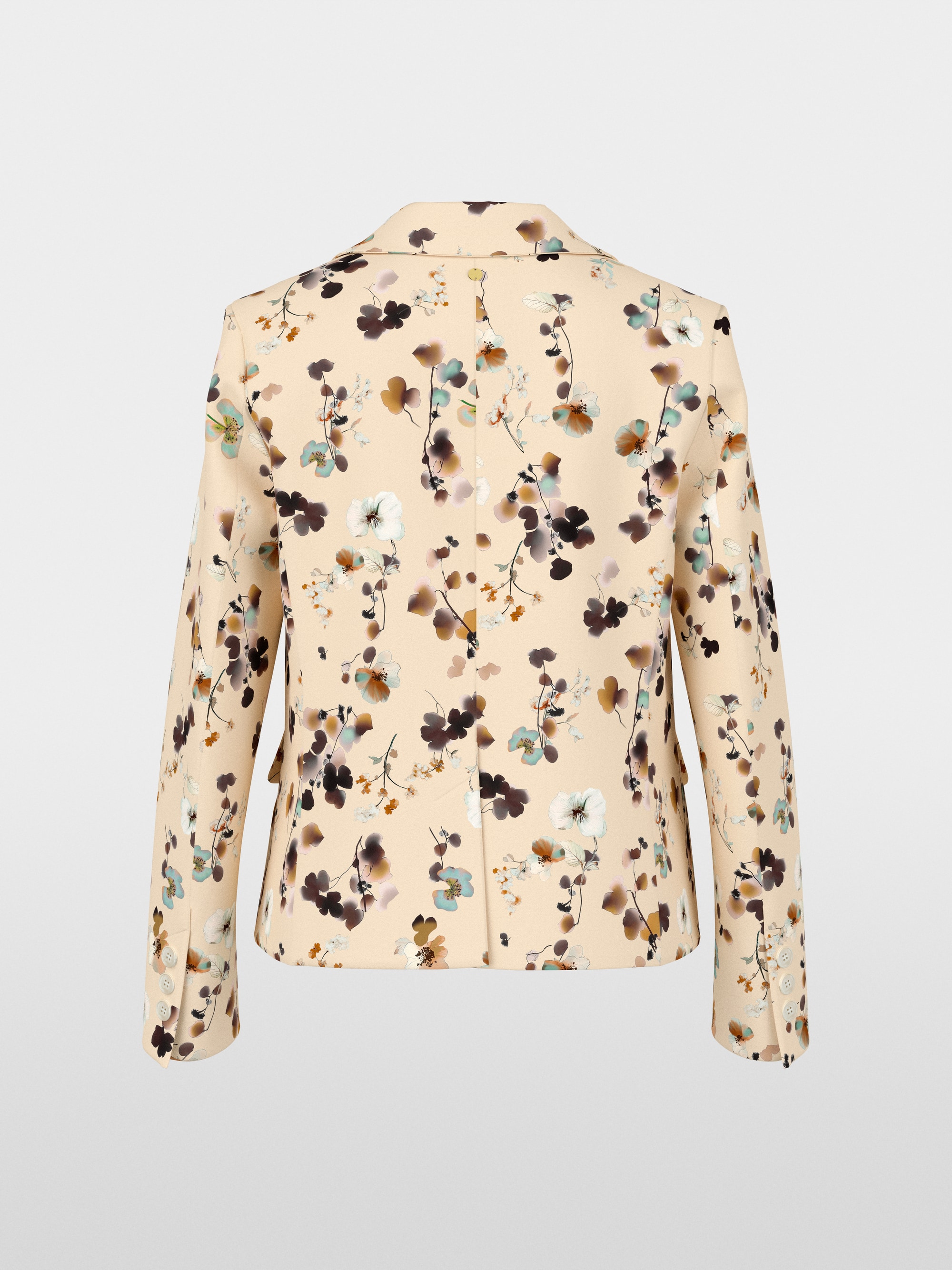 Blazer cintré à imprimé floral