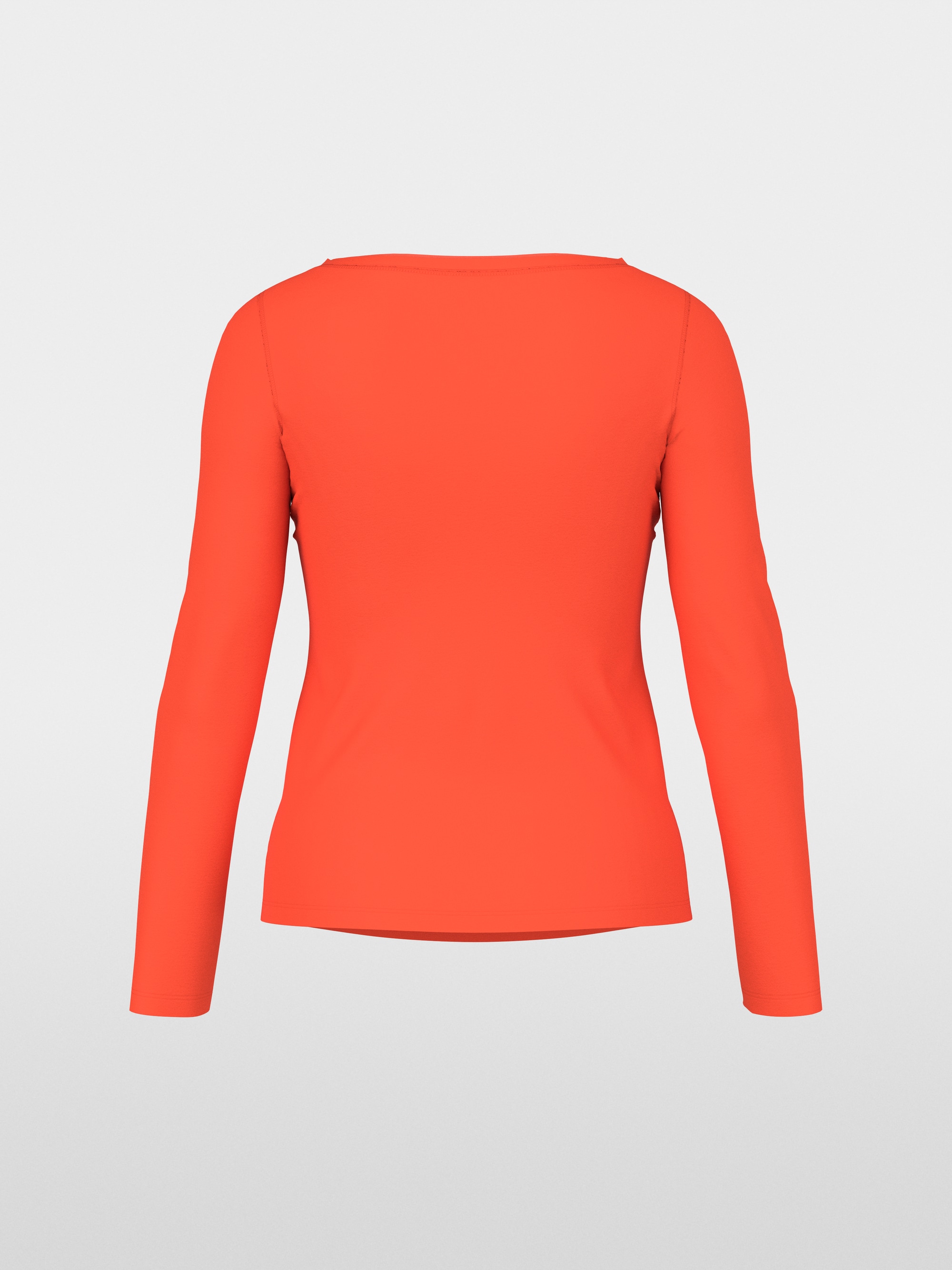 Shirt with silk neck trim