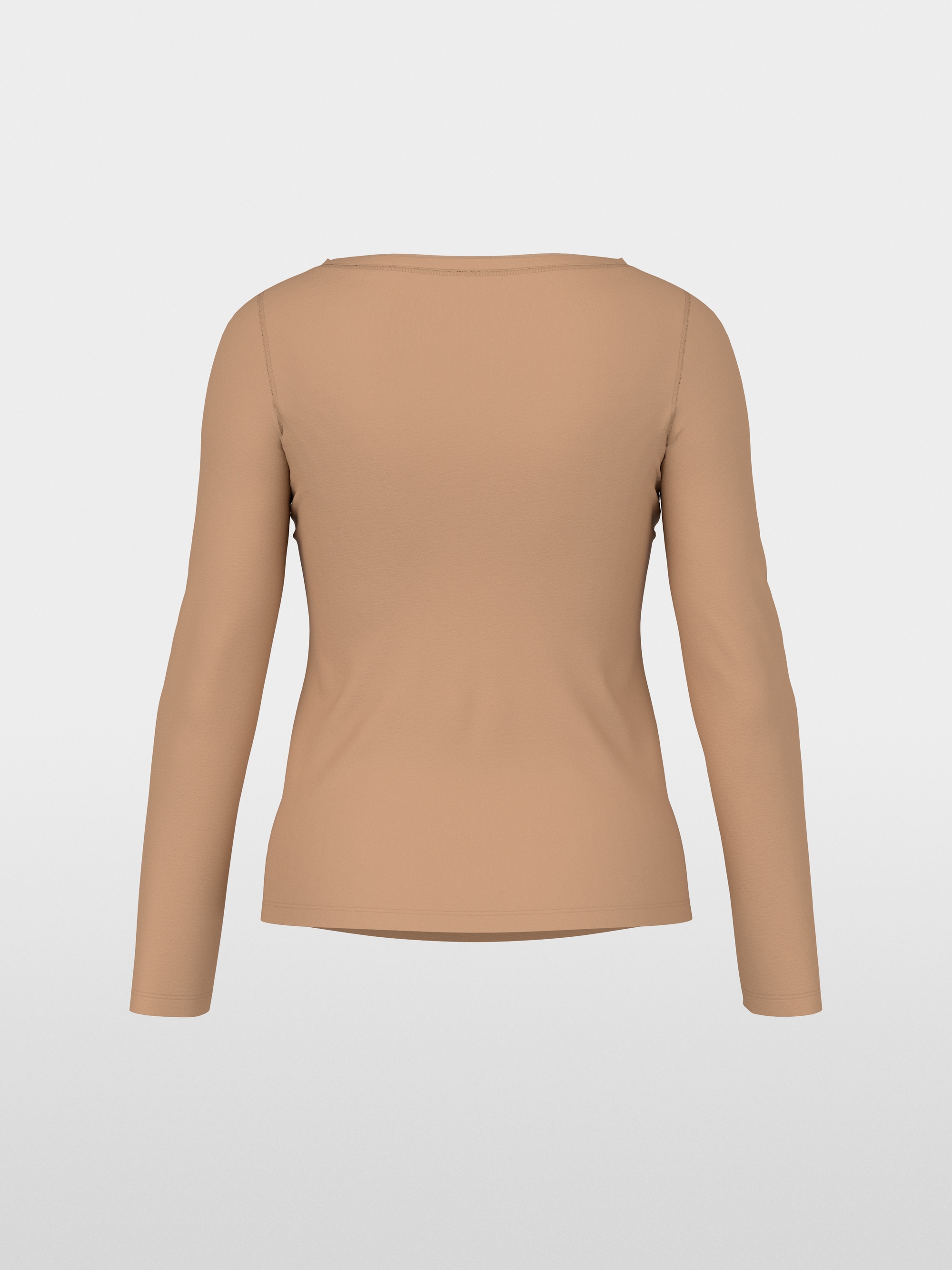 Shirt with silk neck trim