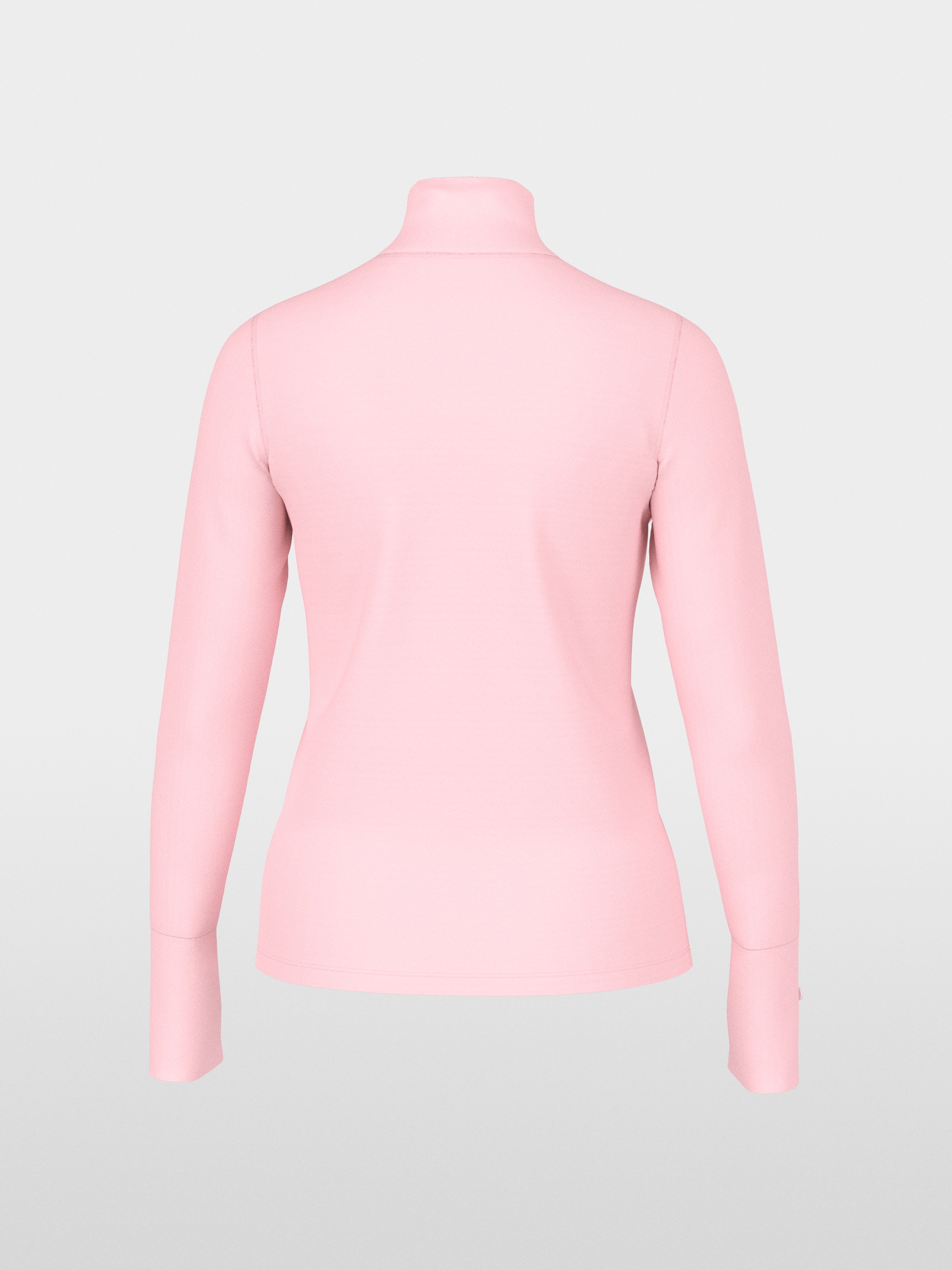 Basic shirt with stand-up collar