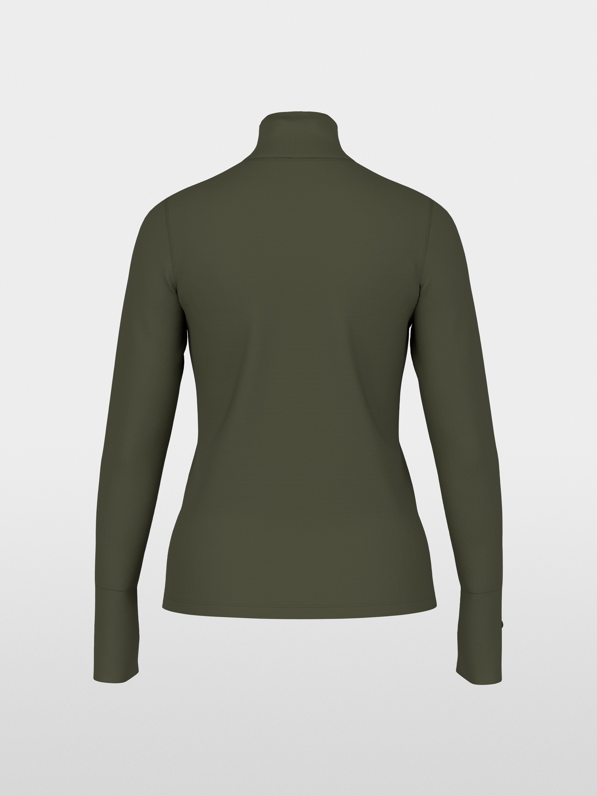 Basic shirt with stand-up collar