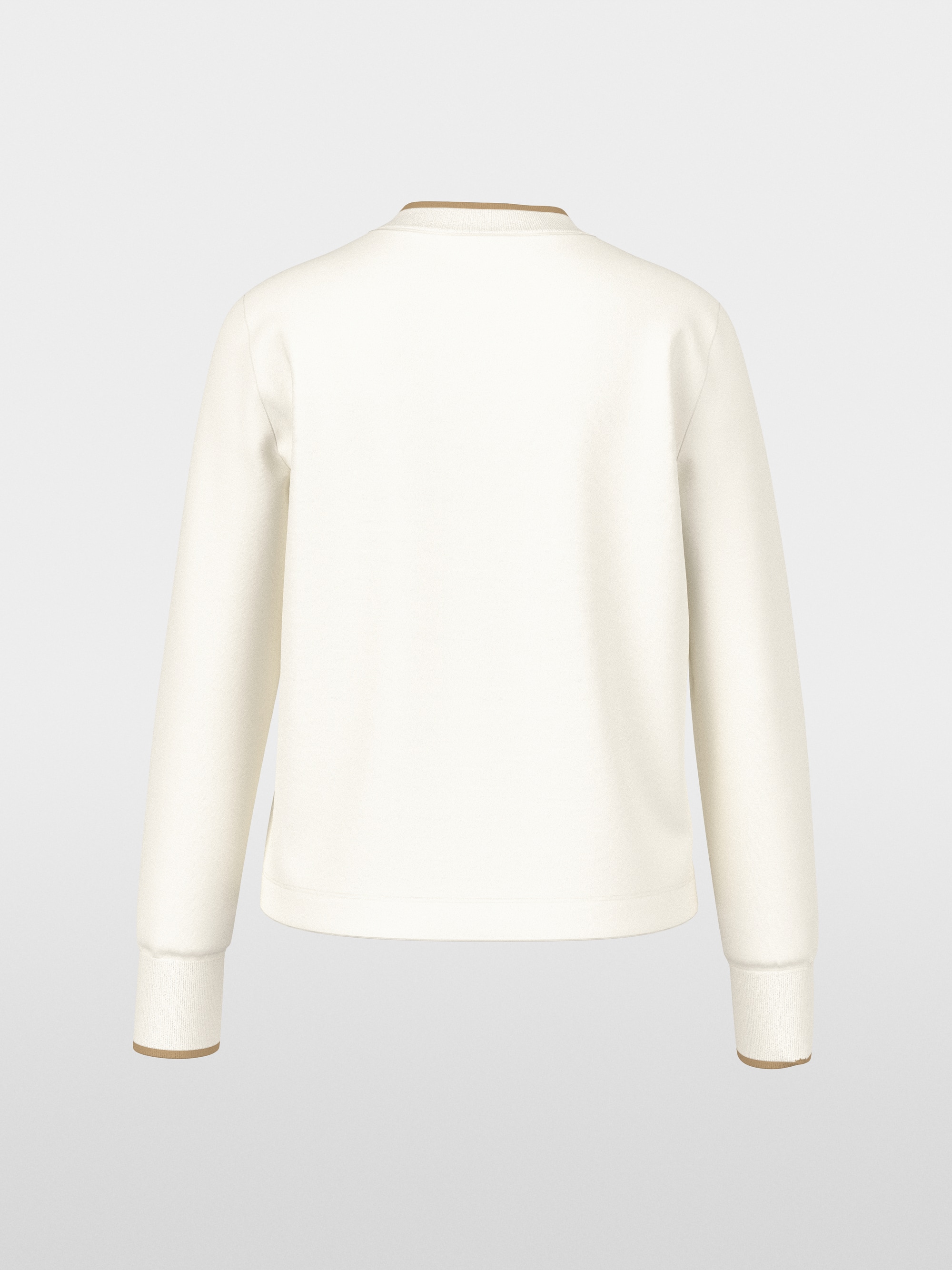 Shirt with contrasting stripes