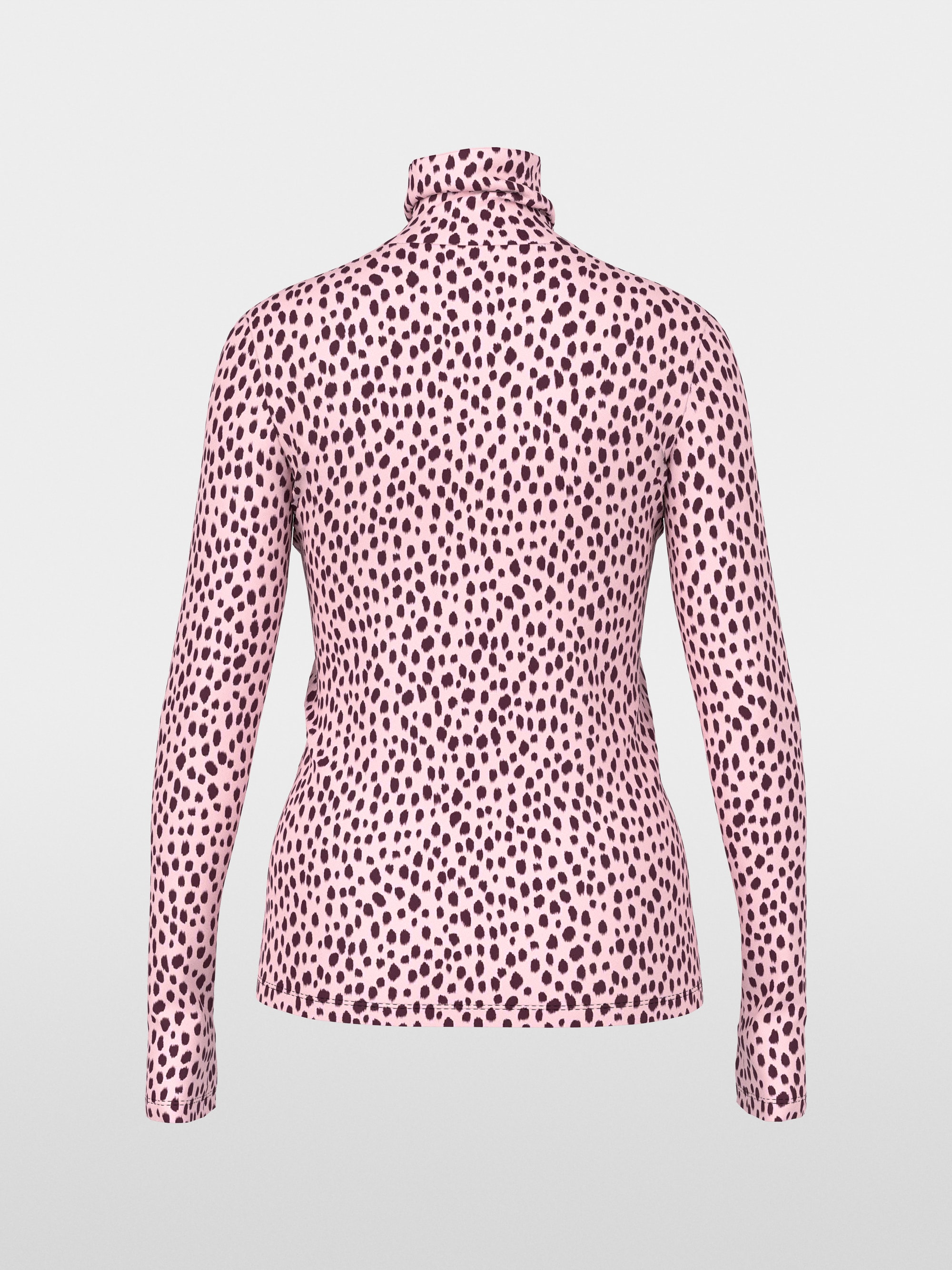 T-shirt à manches longues à imprimé à pois