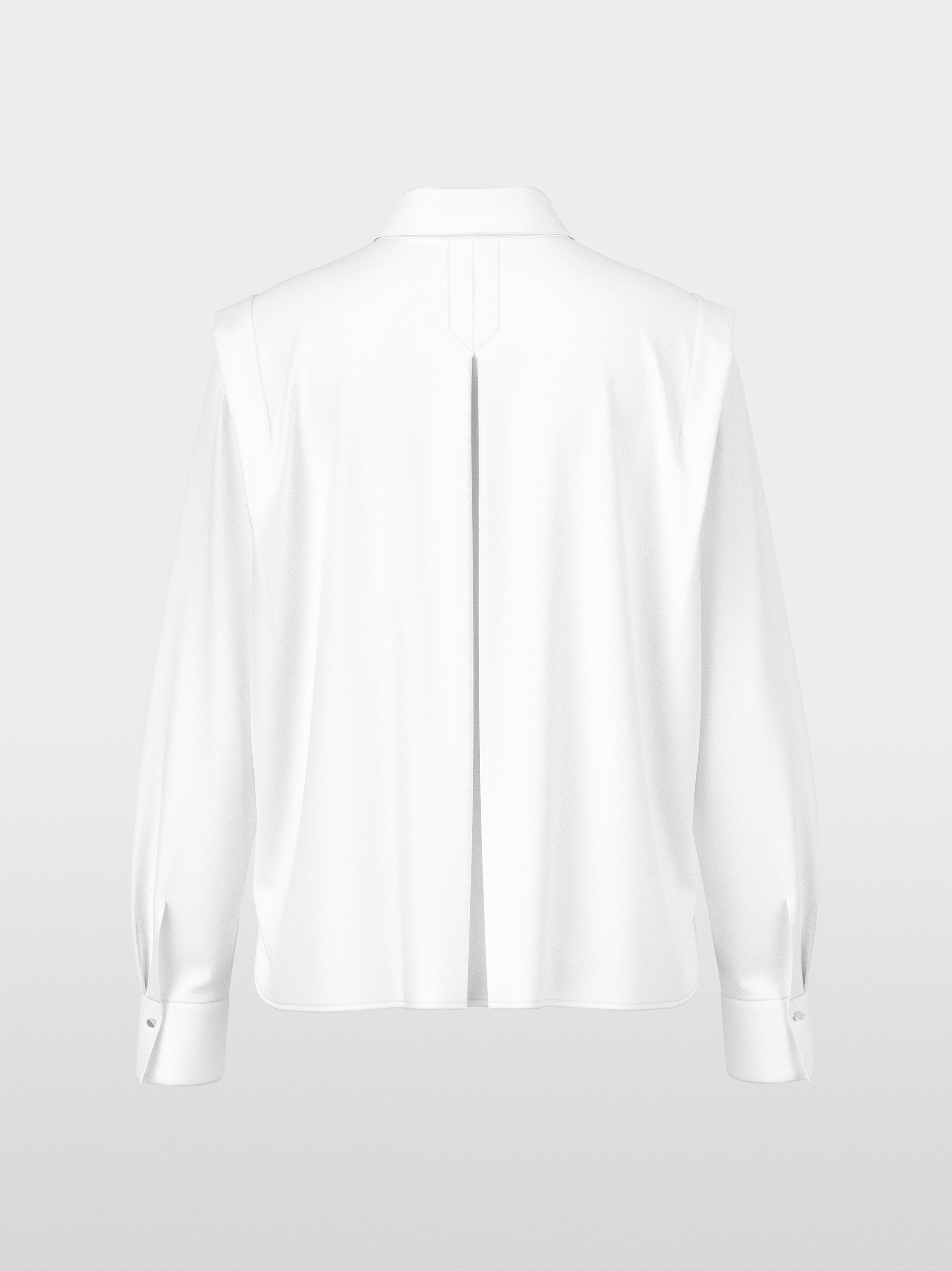 Blouse in lightweight stretch cotton