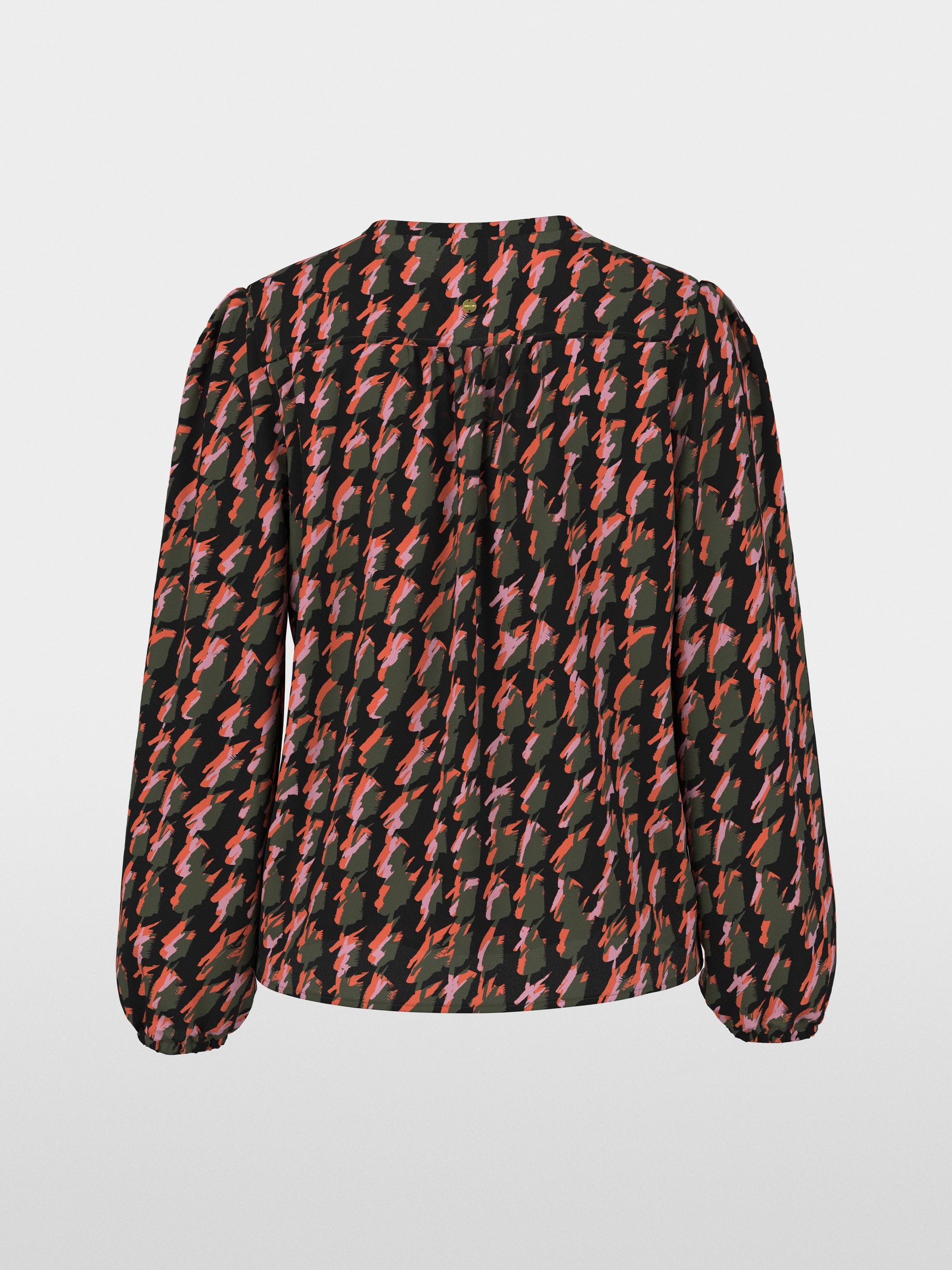Abstract houndstooth blouse