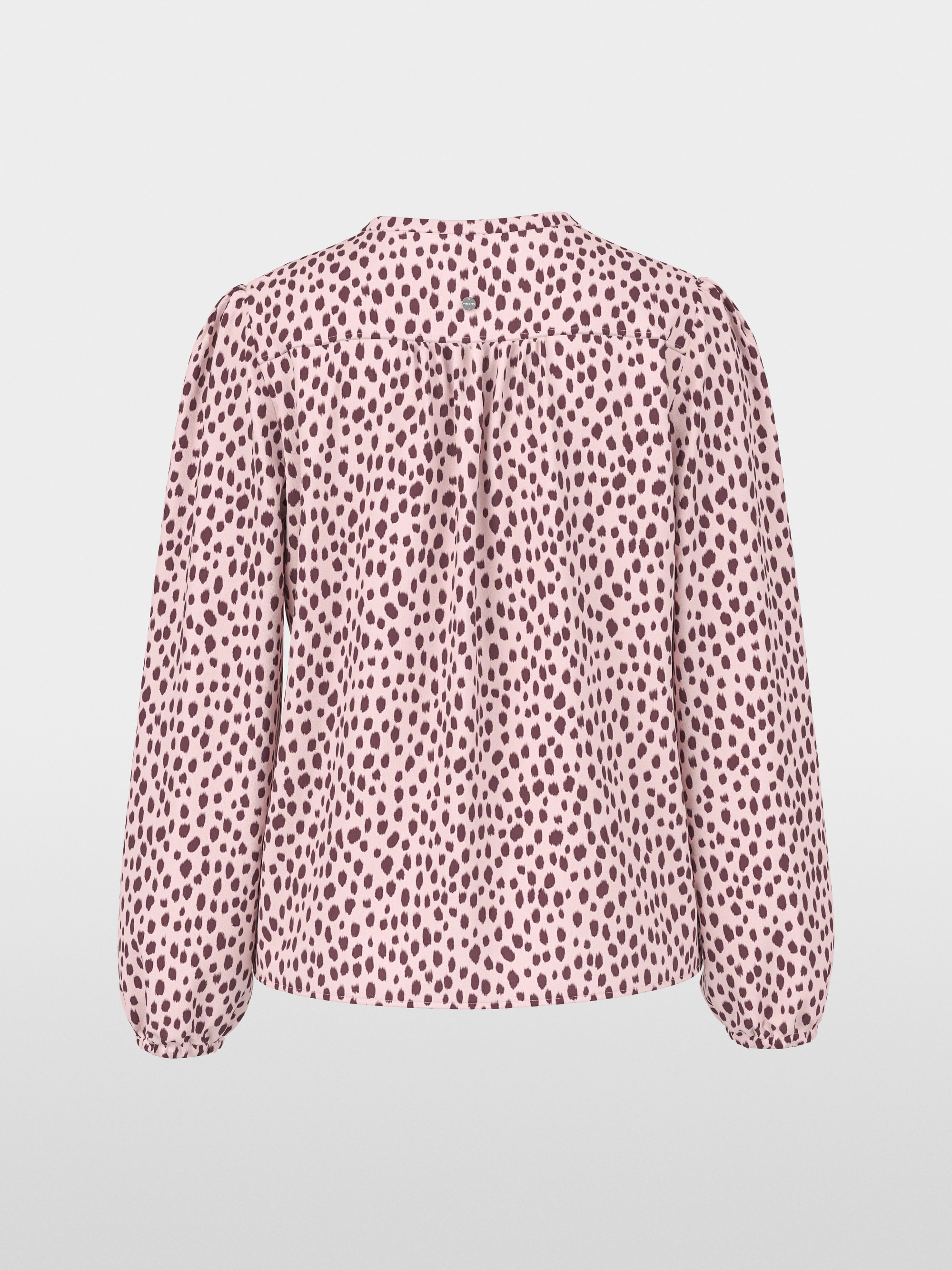 Blouse with polka dot print