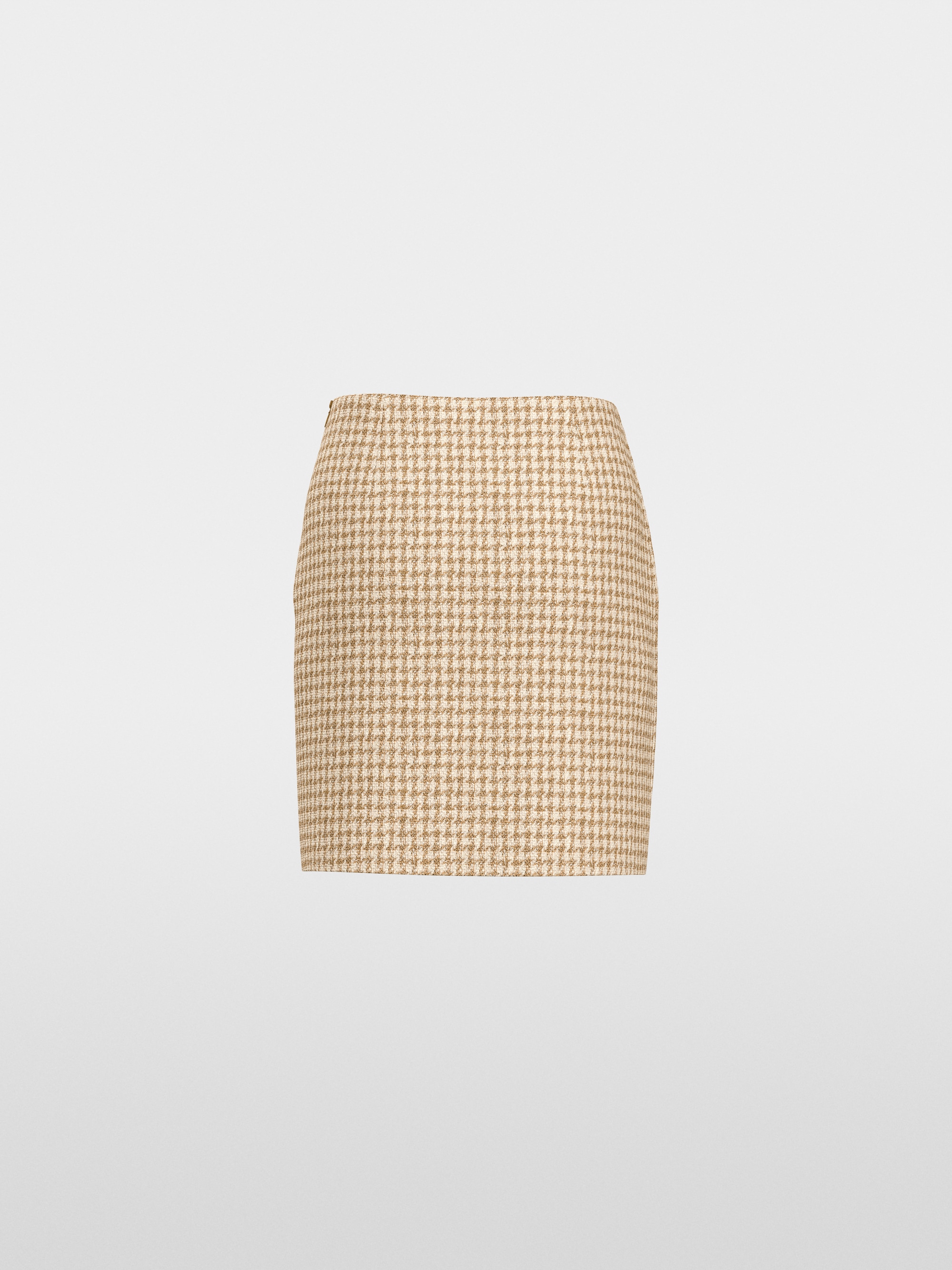 Houndstooth mini skirt